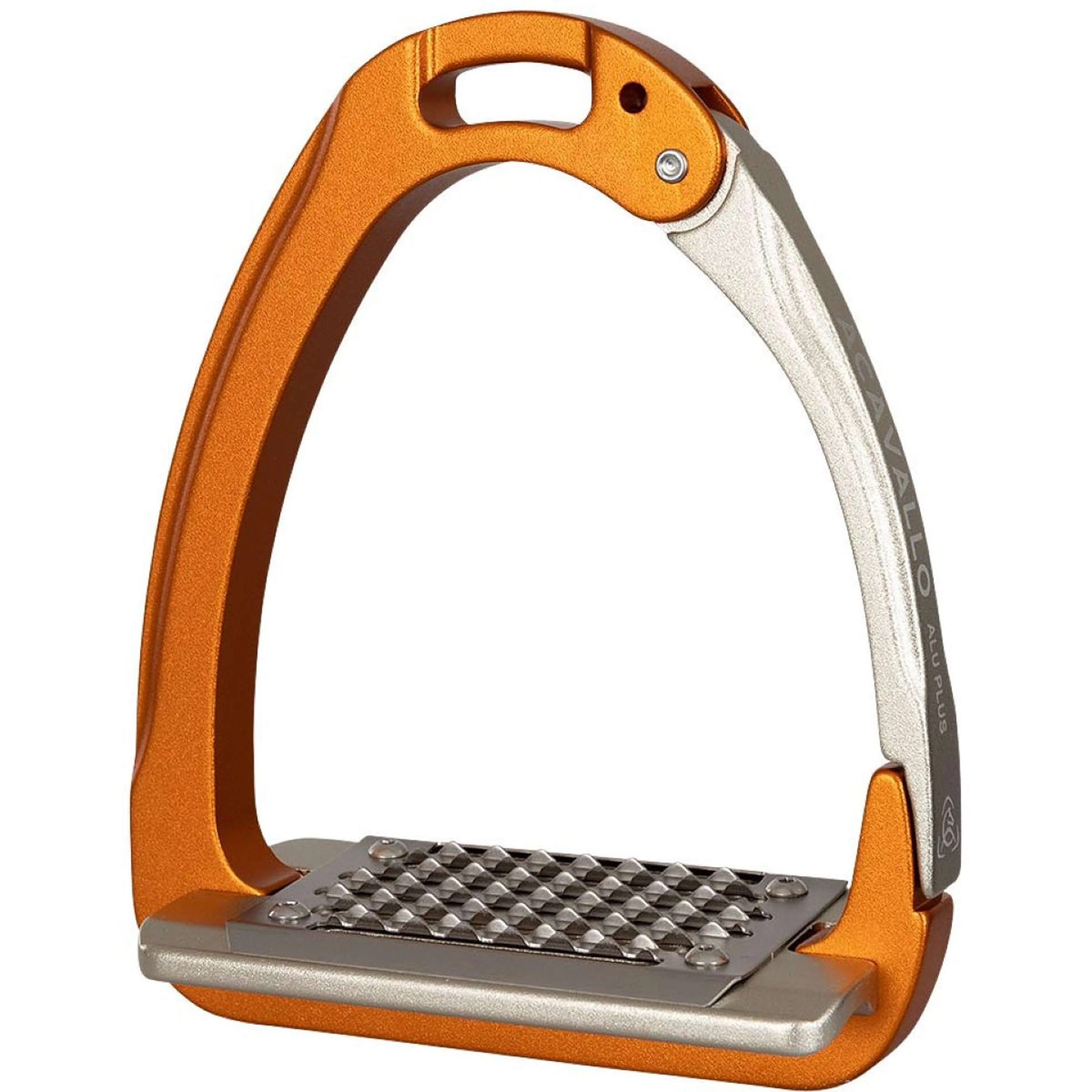 Acavallo Staffe Arena Alu Plus 2.0 Arancione/Nichel - Image 2