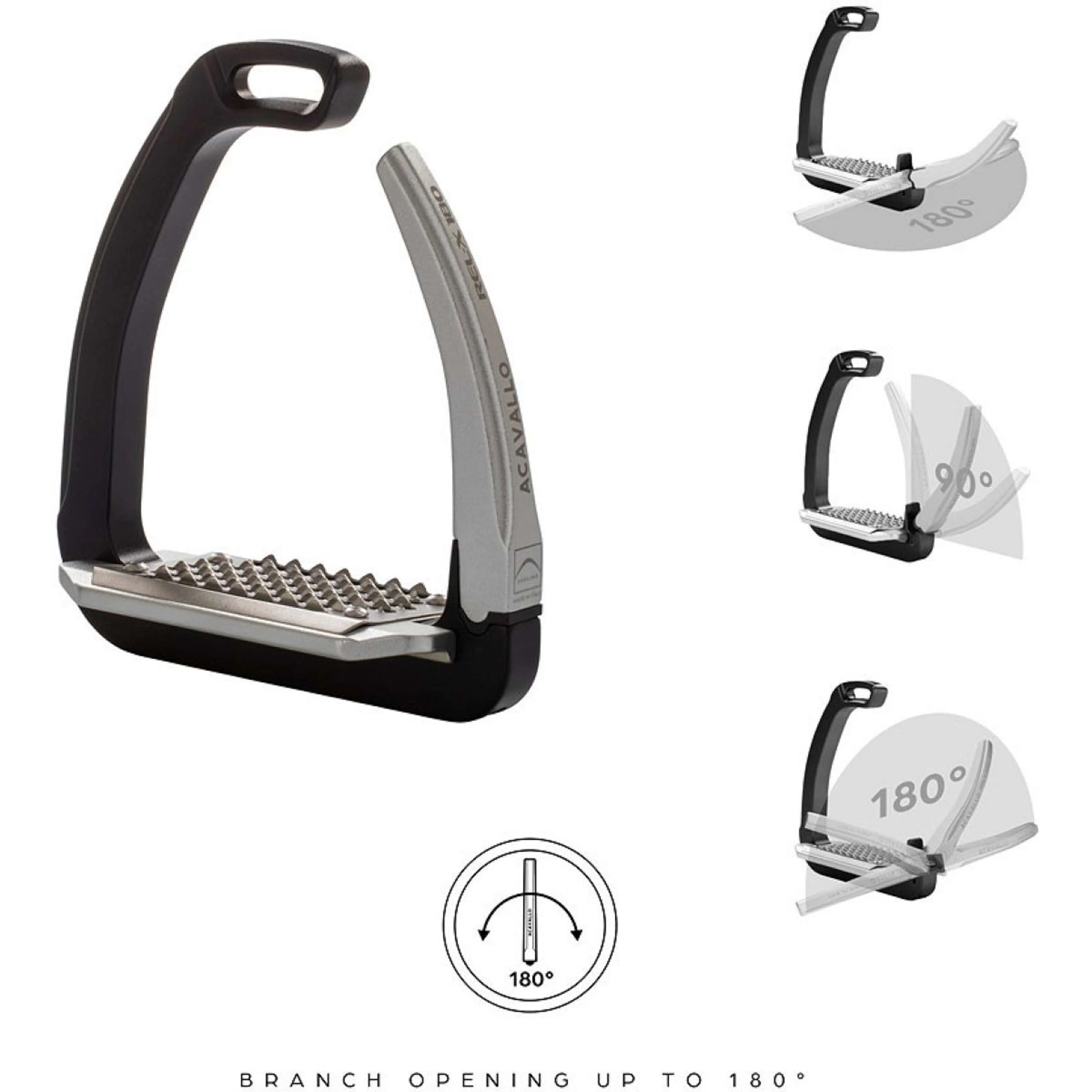 Acavallo Staffe REL-X 180 Aluminium - Image 3
