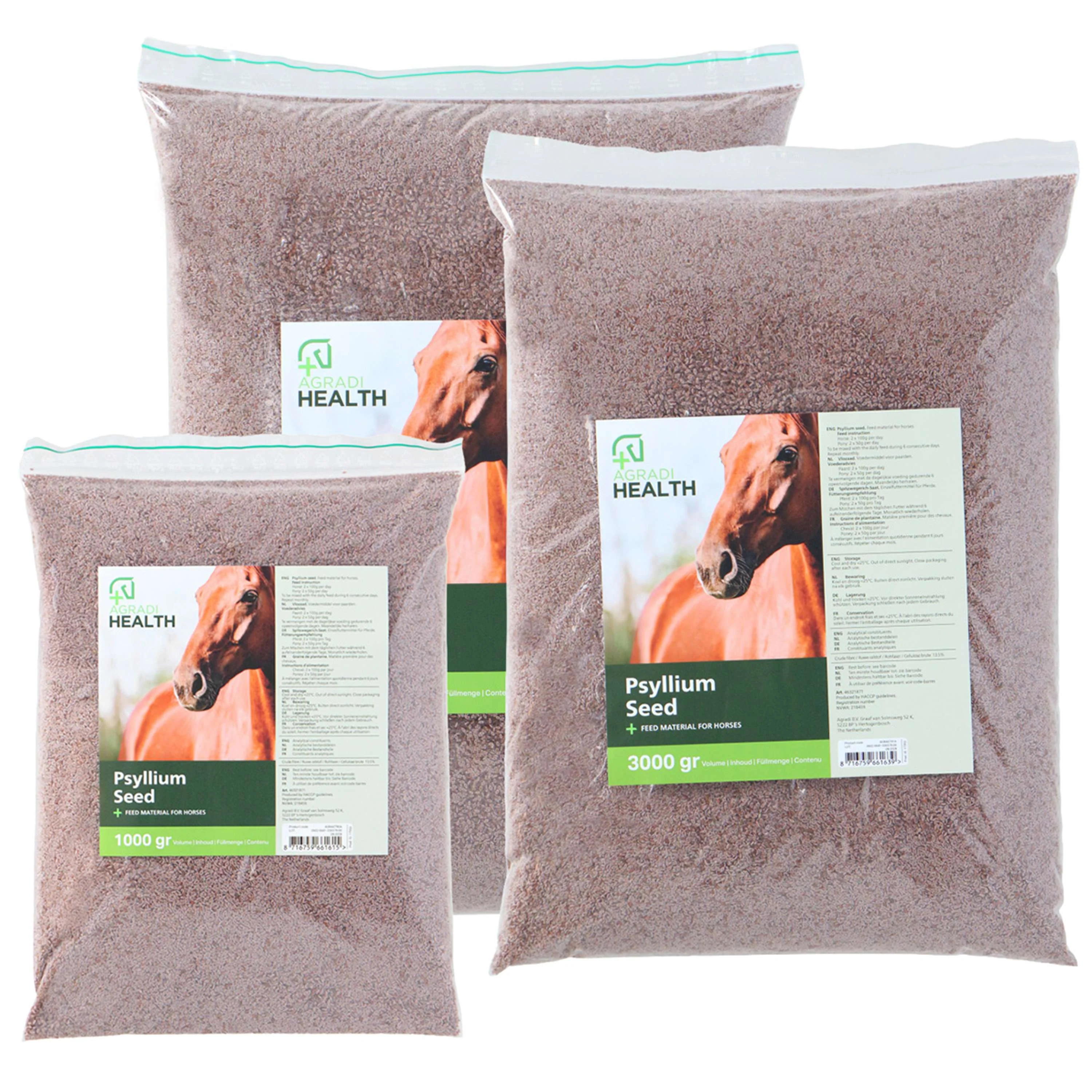 Agradi Health Buccia di psillio Ricarica Pacchetto