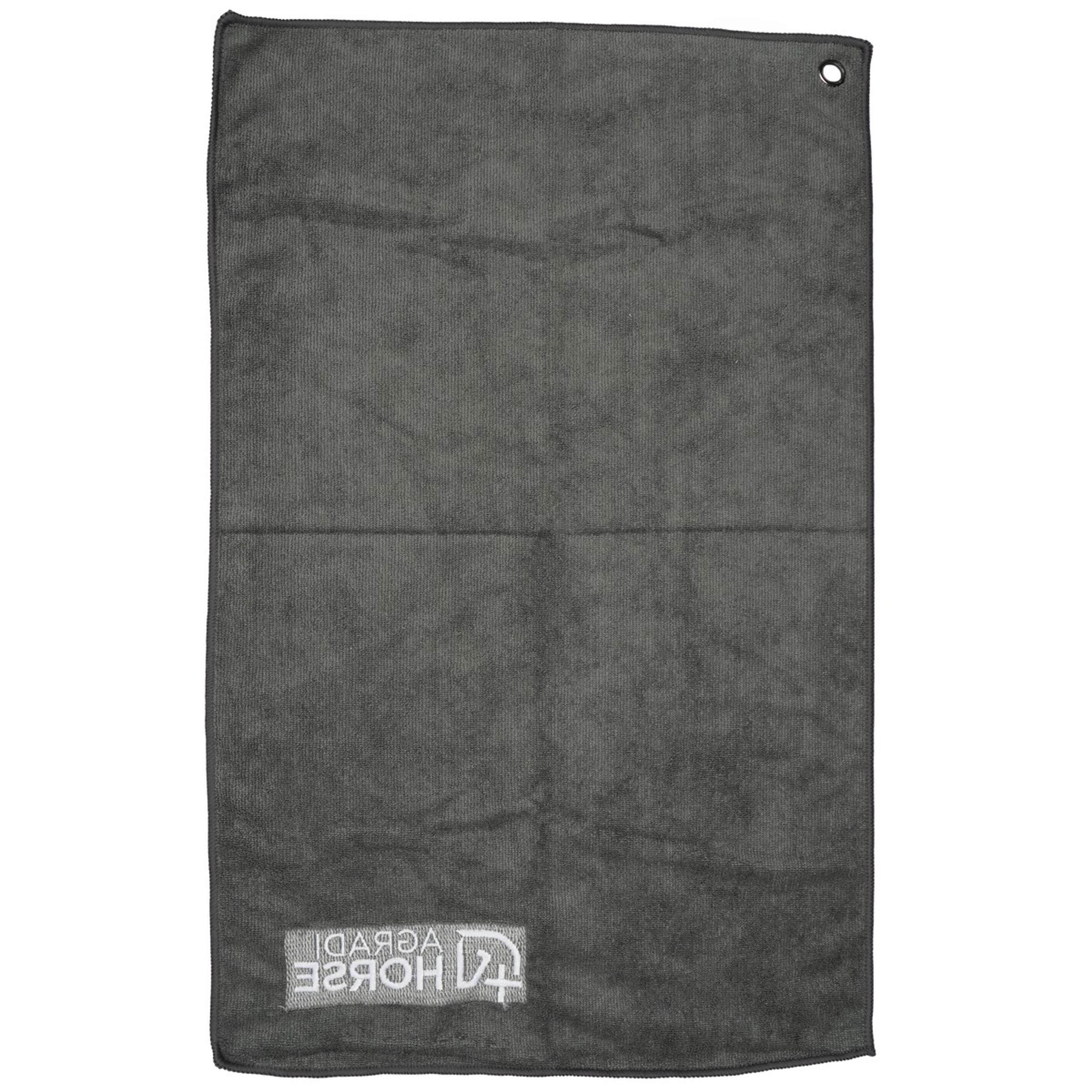 Agradi Horse Asciugamano Microfibre per Paar Grigio - Image 5