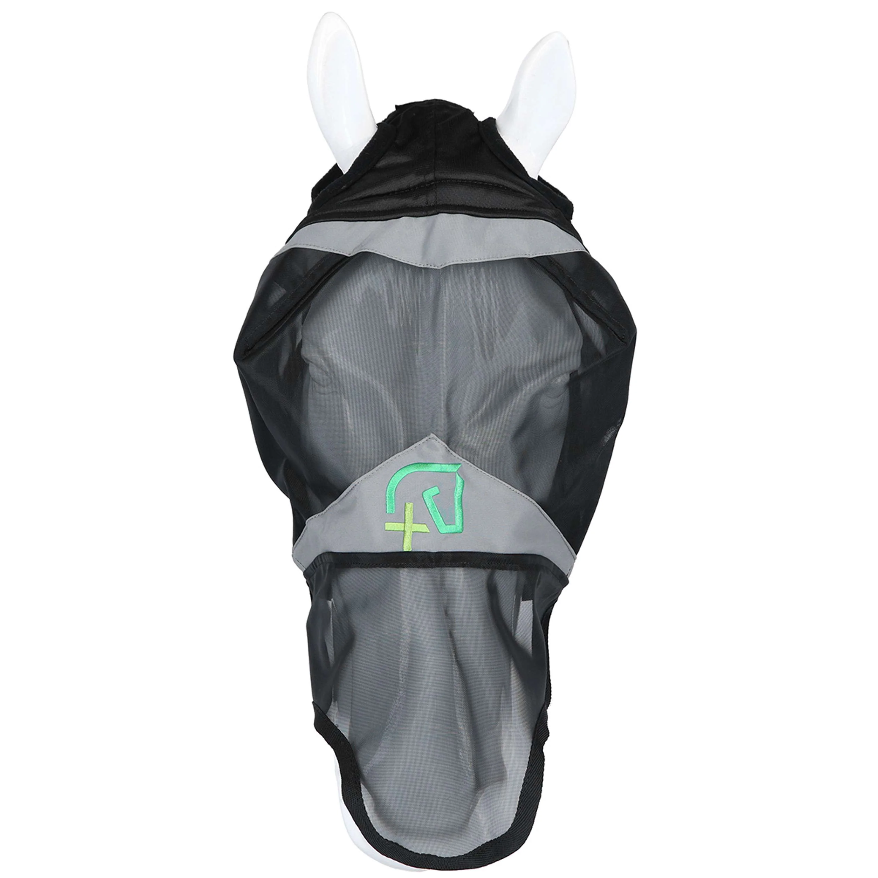 Agradi Horse Maschera per Mosche Fine Mesh con Foro per Orecchio e Naso Nero - Image 5
