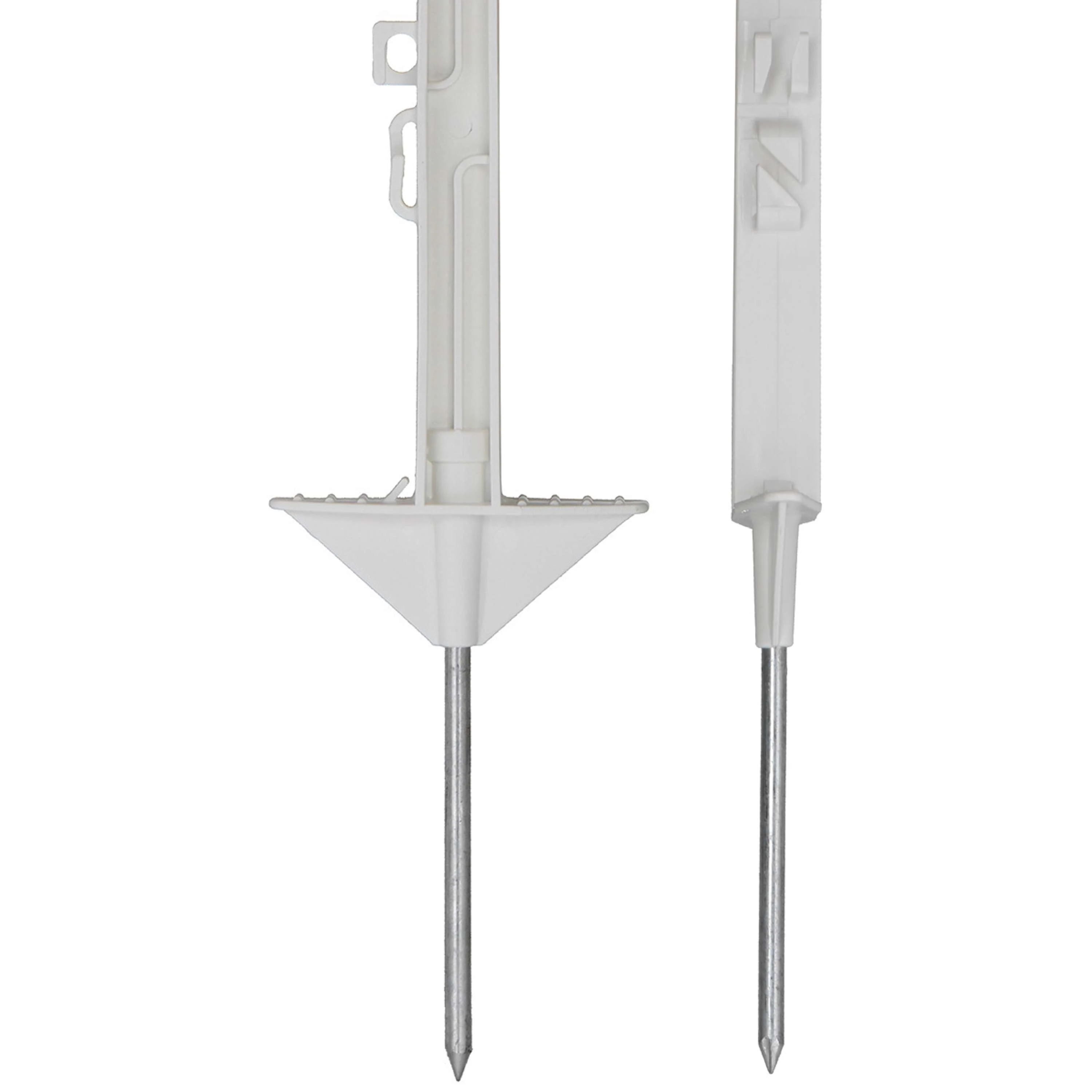 Agradi Power Palo da pascolo Classic 75cm 20 Pezzi Bianco - Image 2