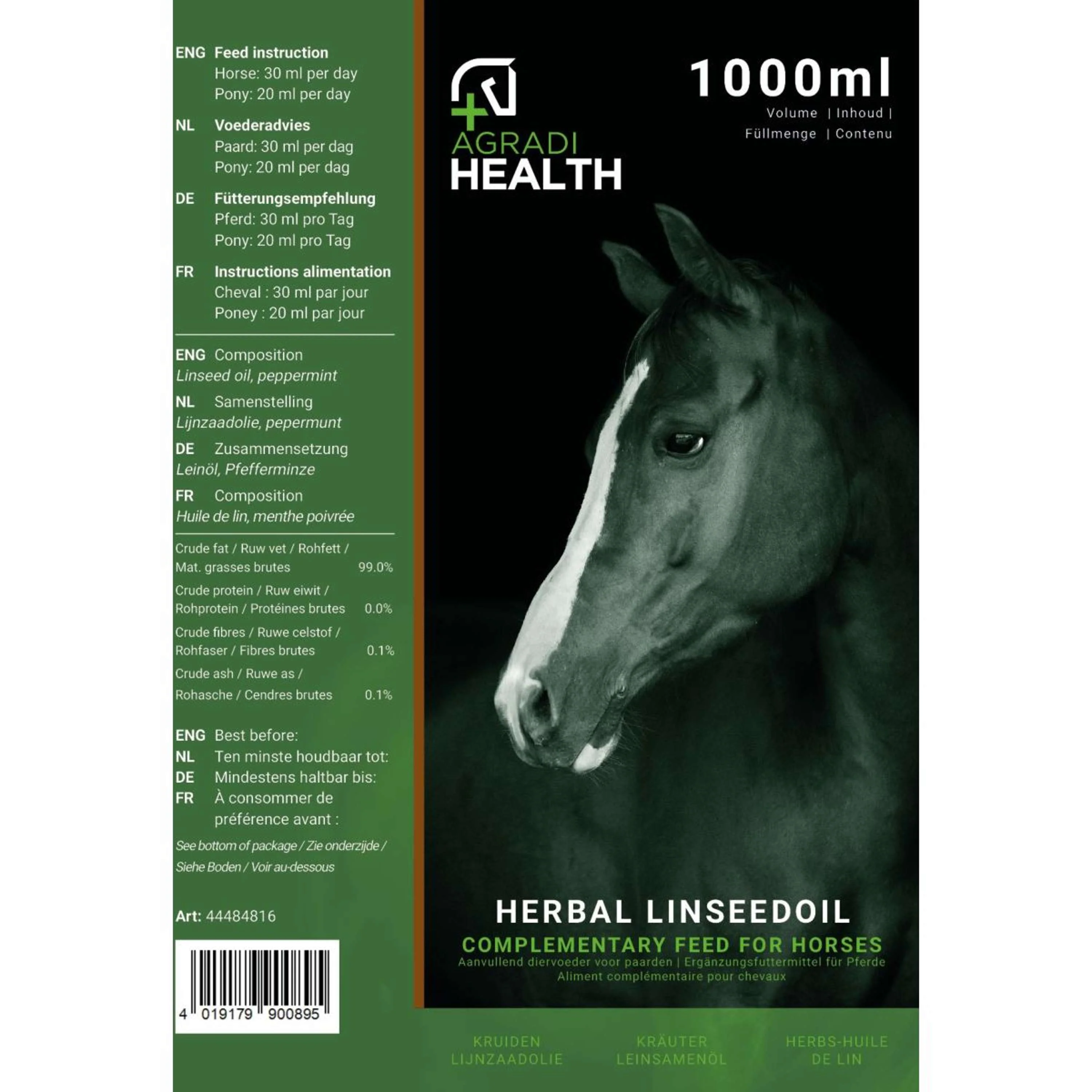 Agradi Salute Erbe Olio di semi di lino - Image 2