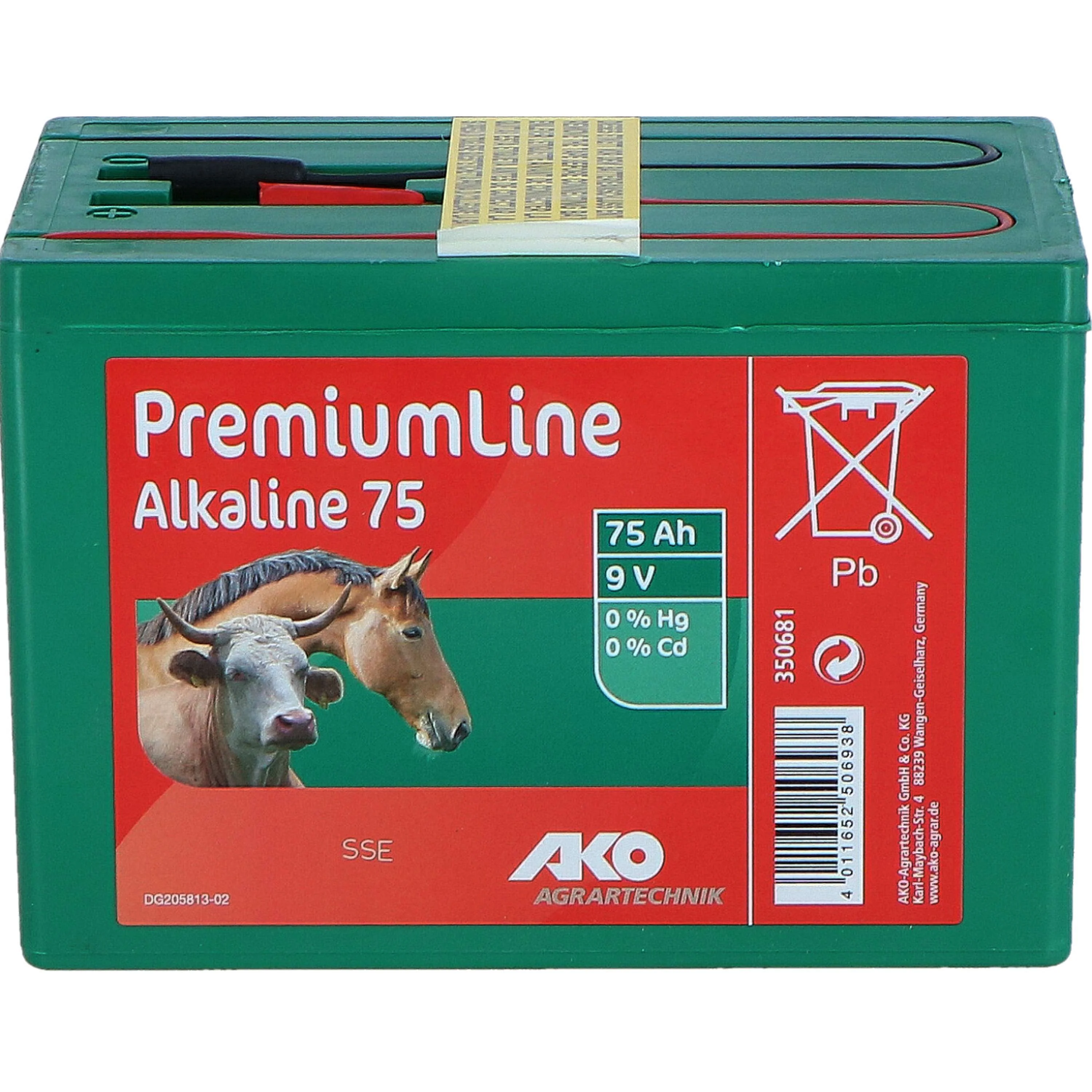 Ako Batteria per Recinzione Alkaline Klein 75Ah 9V - Image 2
