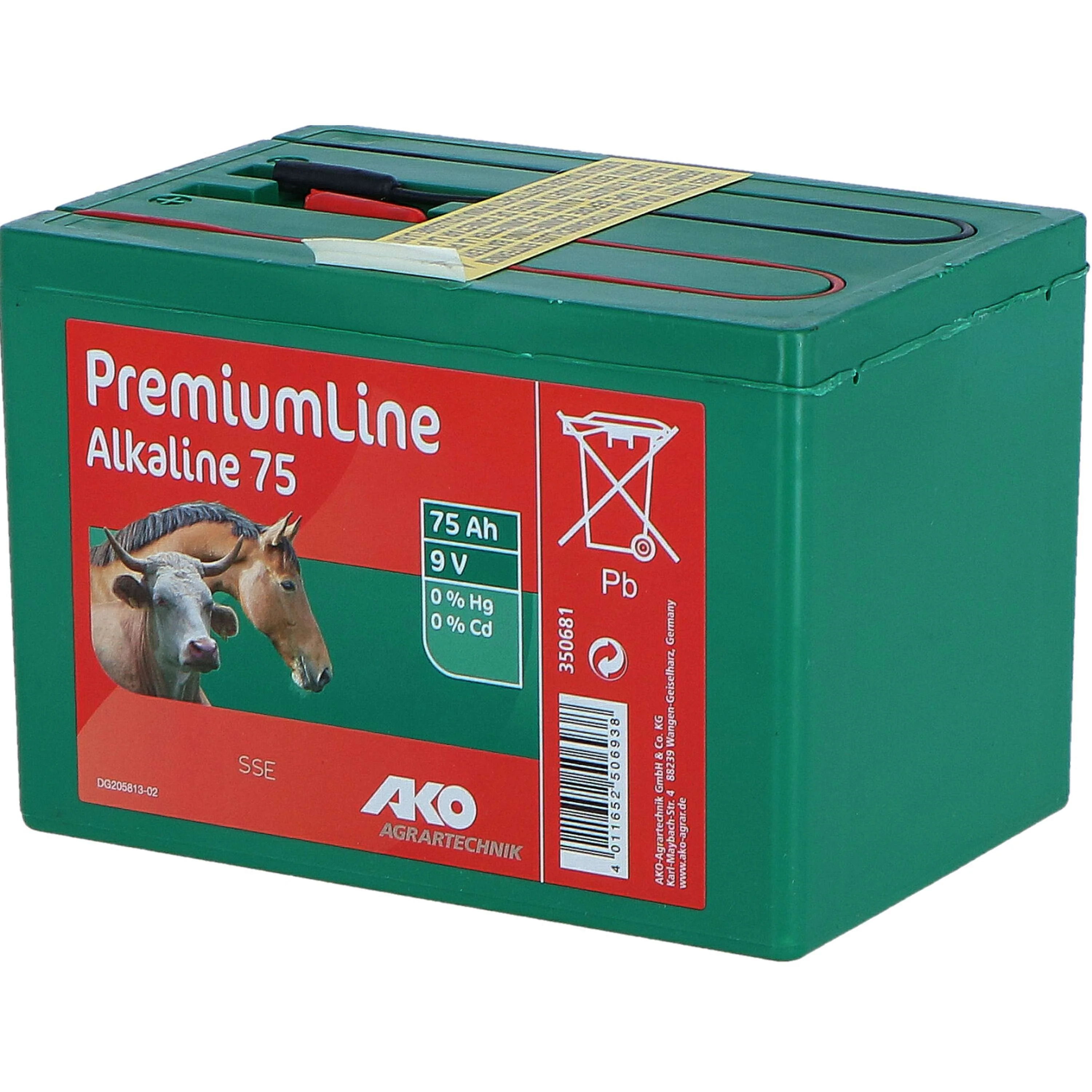 Ako Batteria per Recinzione Alkaline Klein 75Ah 9V - Image 3