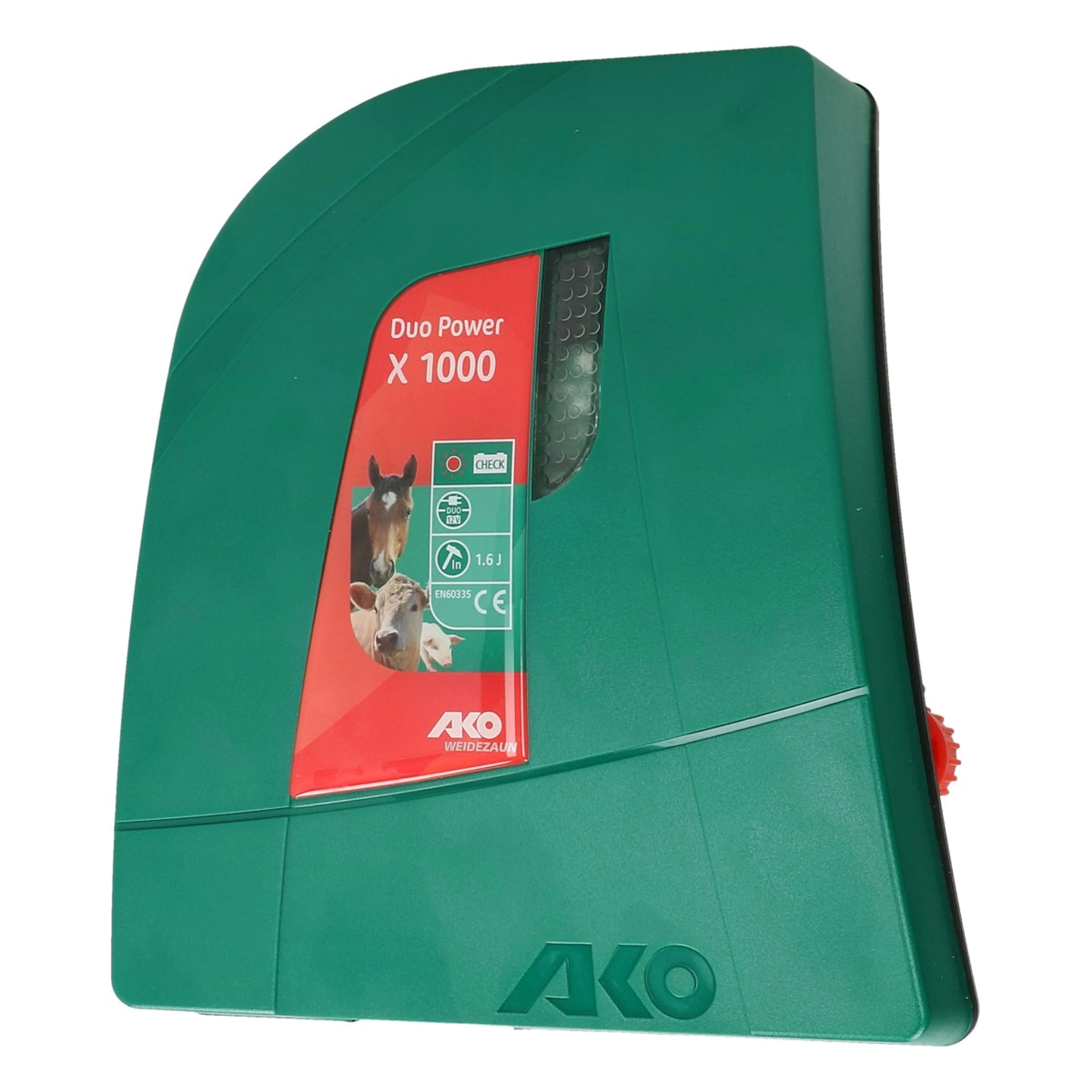 Ako Dispositivo per recinzioni elettriche Duo Power X1000 1,0 Joule Verde