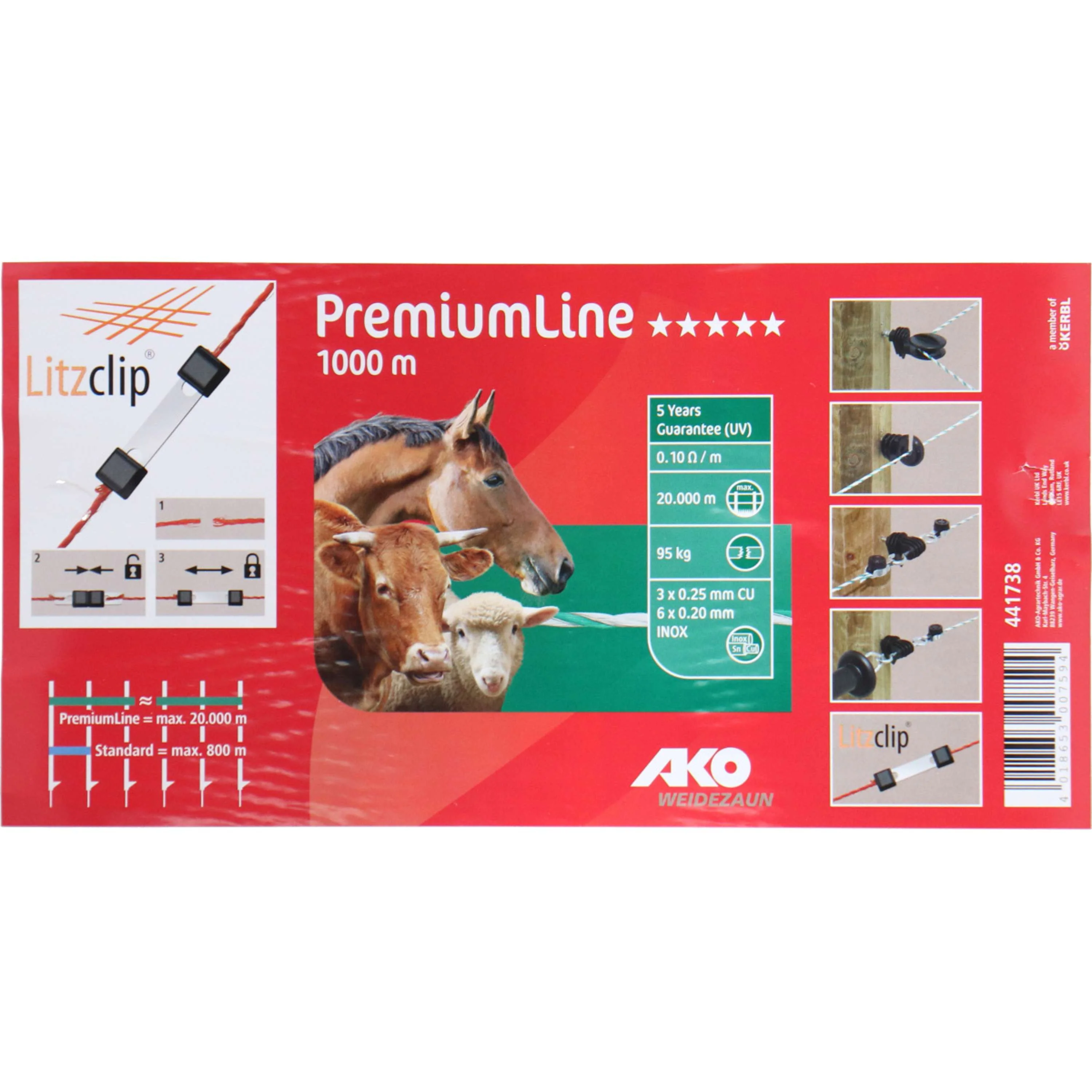 Ako Filo per Recinzioni Premiumline Bianco/Verde - Image 11