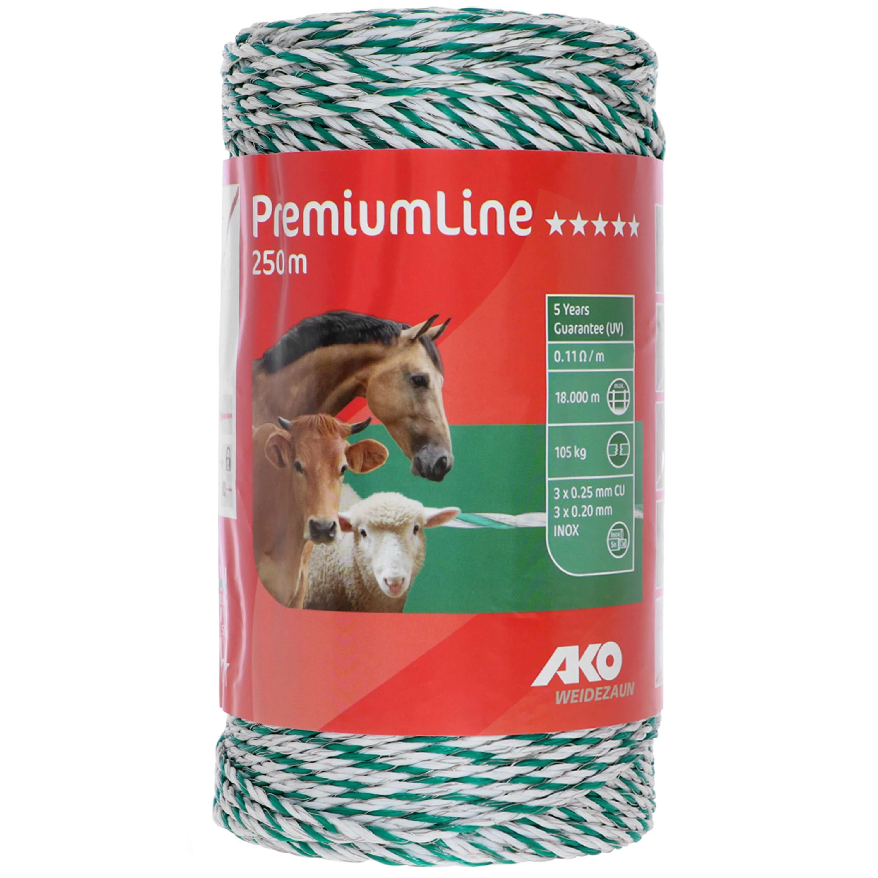 Ako Filo per Recinzioni Premiumline Bianco/Verde - Image 12