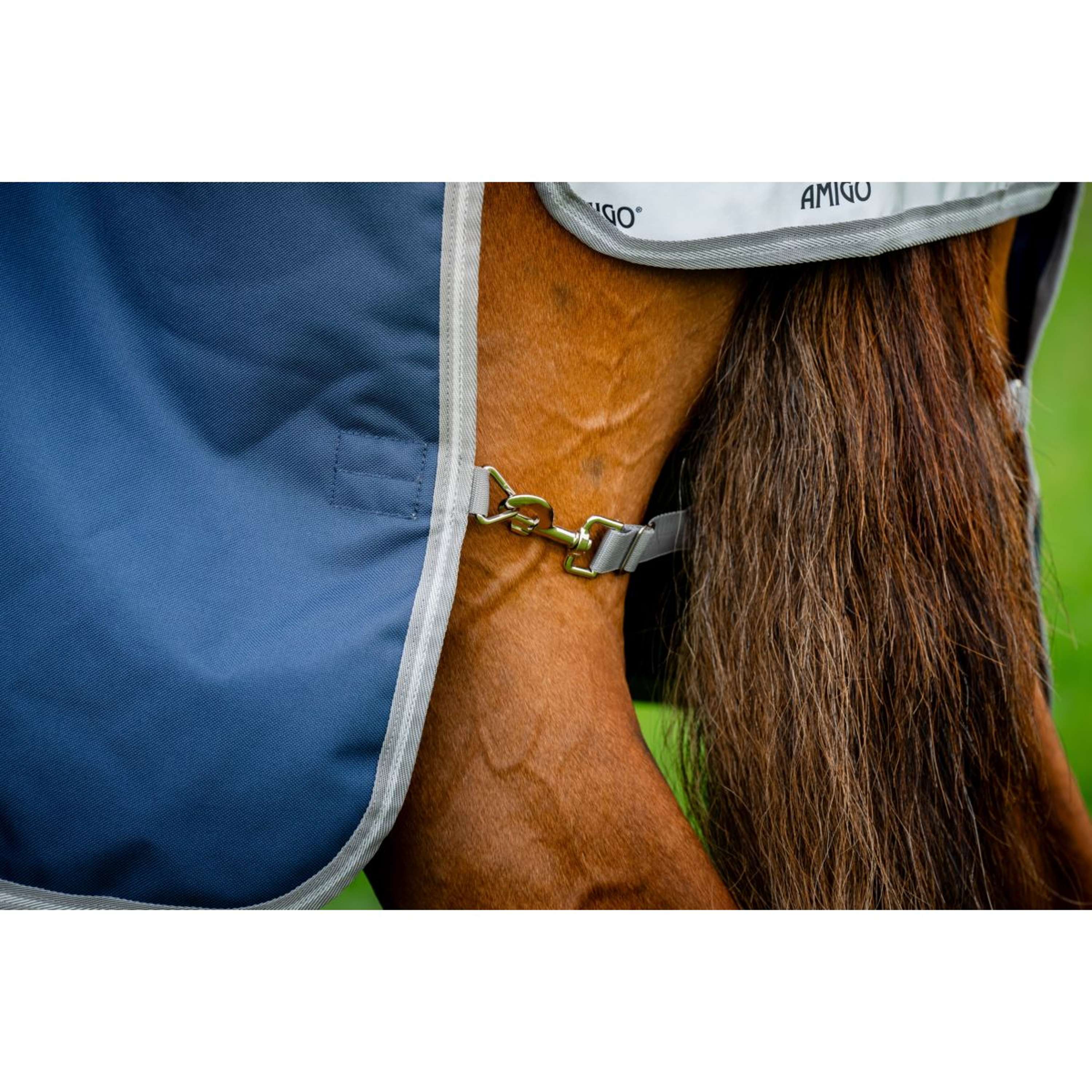 Amigo Turnout 1200D Plus 100g Navy/Titanium Grey - Image 7