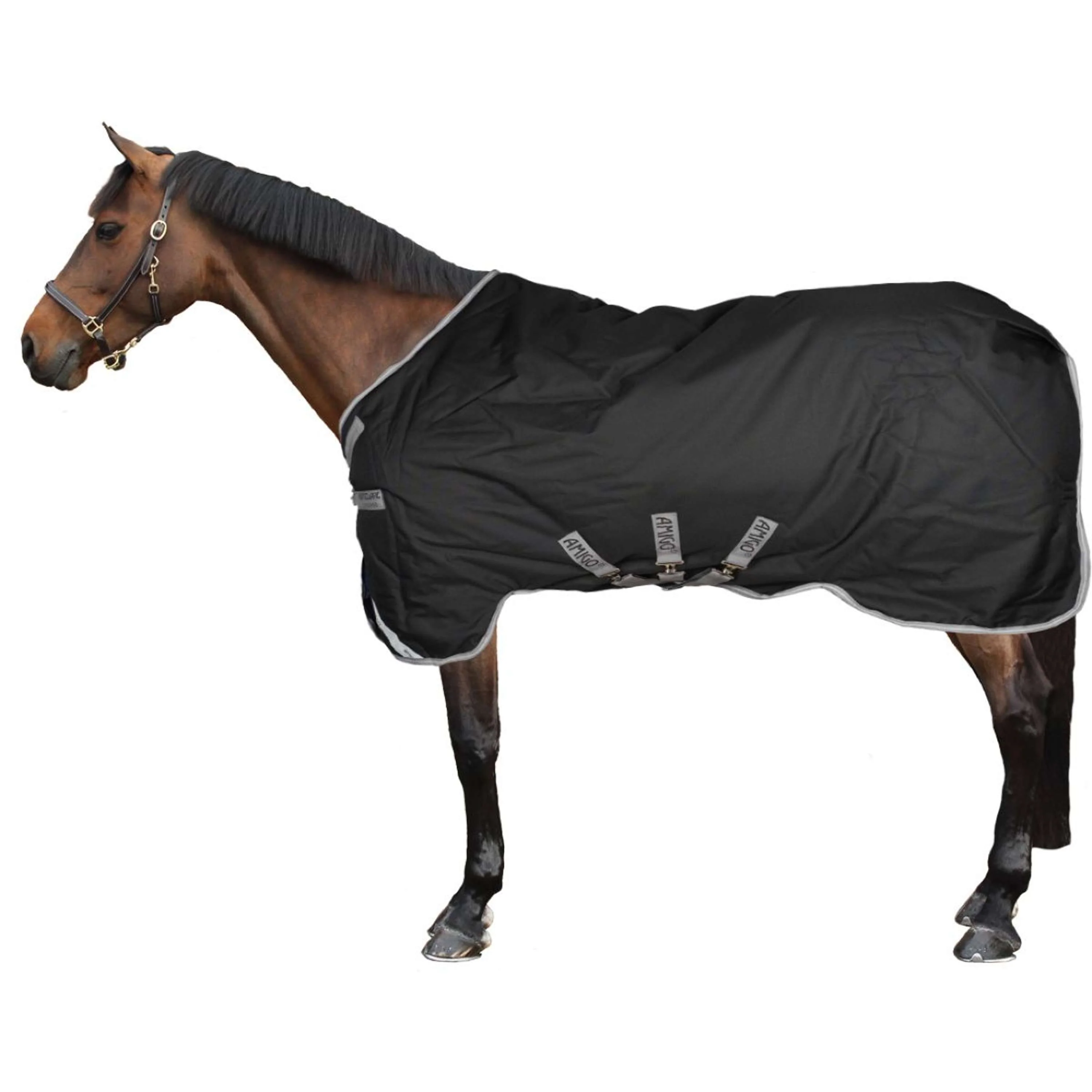 Amigo Bravo 12 Plus Turnout Heavy 400g Black/Titanium Grey - Image 3