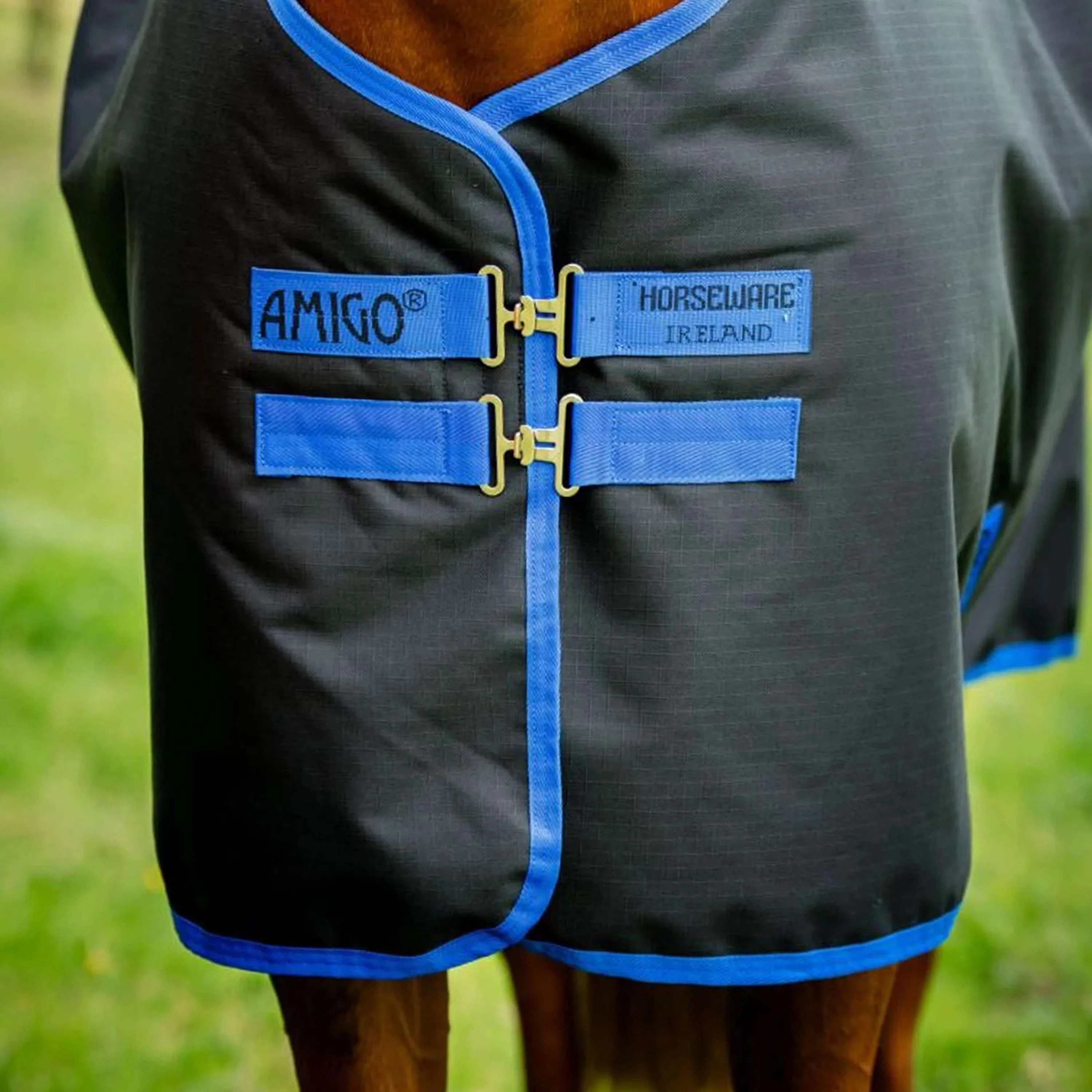 Amigo Ripstop 900D 50g Fleece Lined Nero/Blu - Image 4