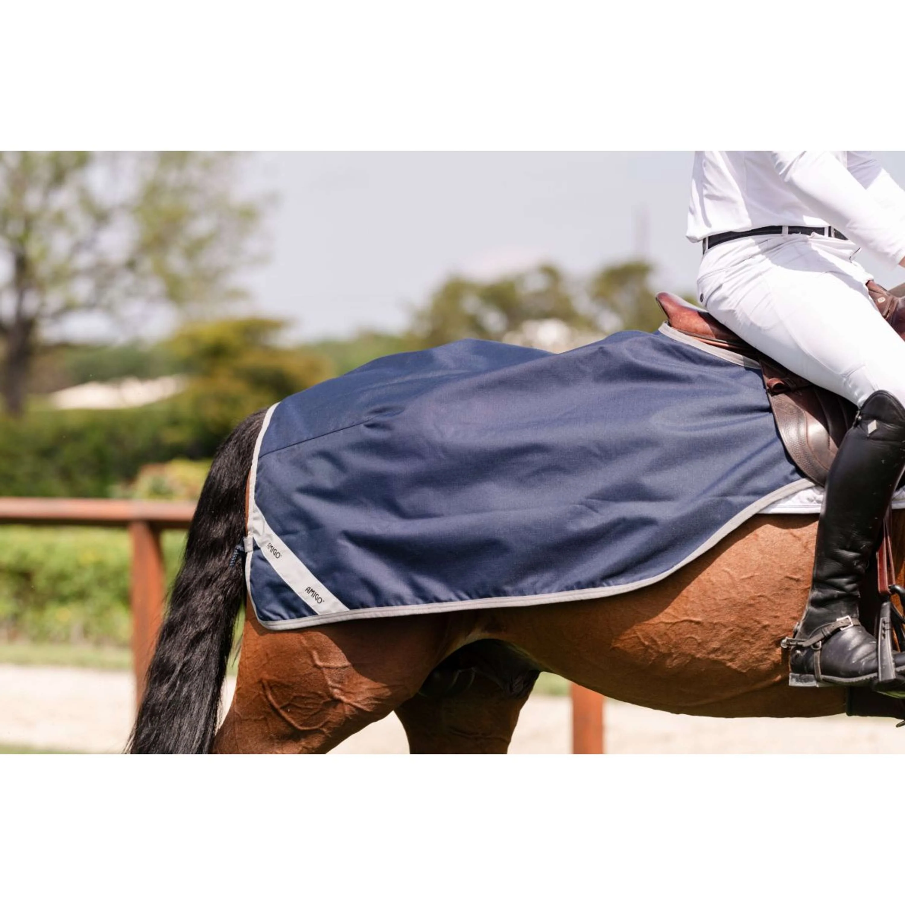Amigo Coperta da esercizio Ripstop Navy/Titanium Grey - Image 3