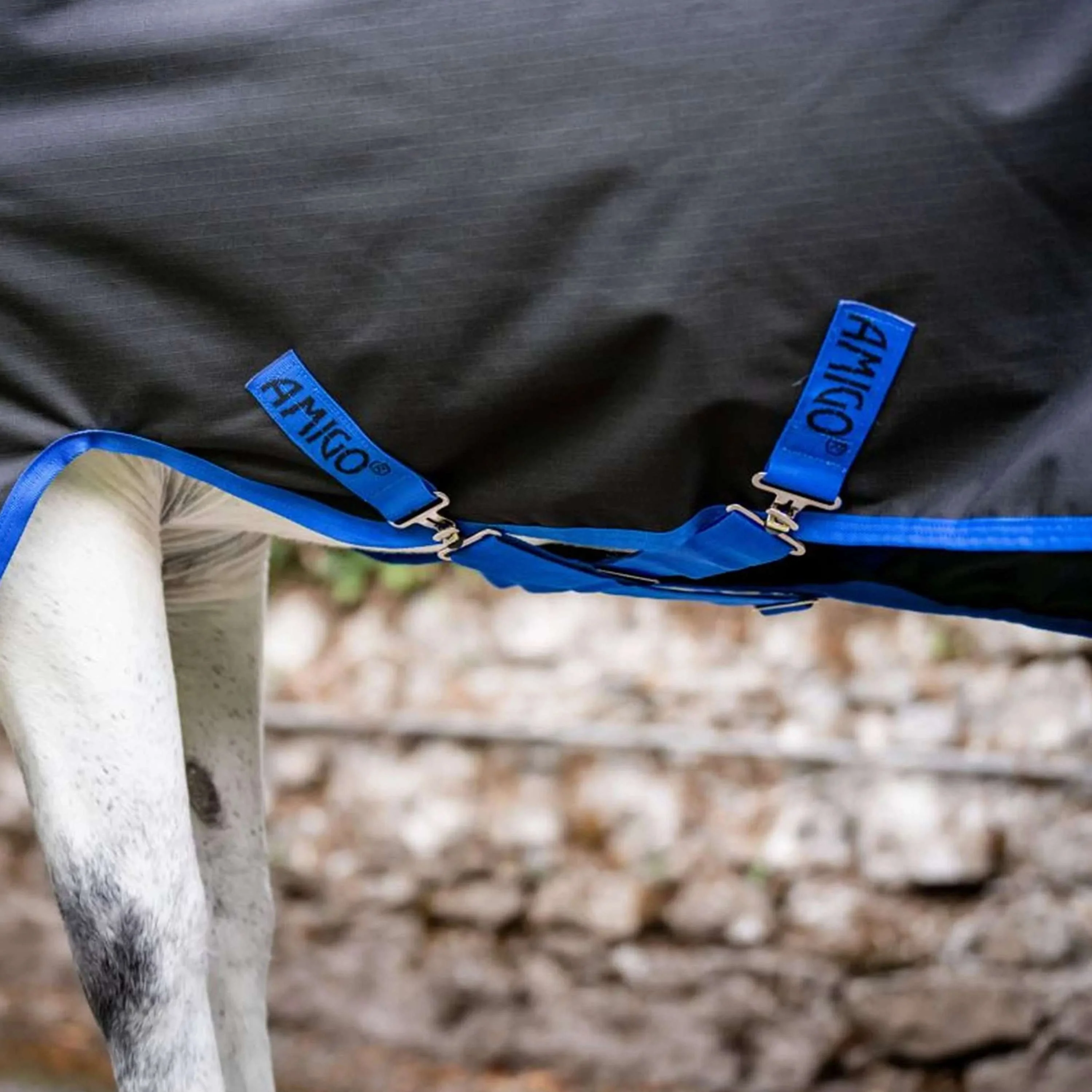Amigo Ripstop 900D Pony 0g Nero/Blu classico - Image 4