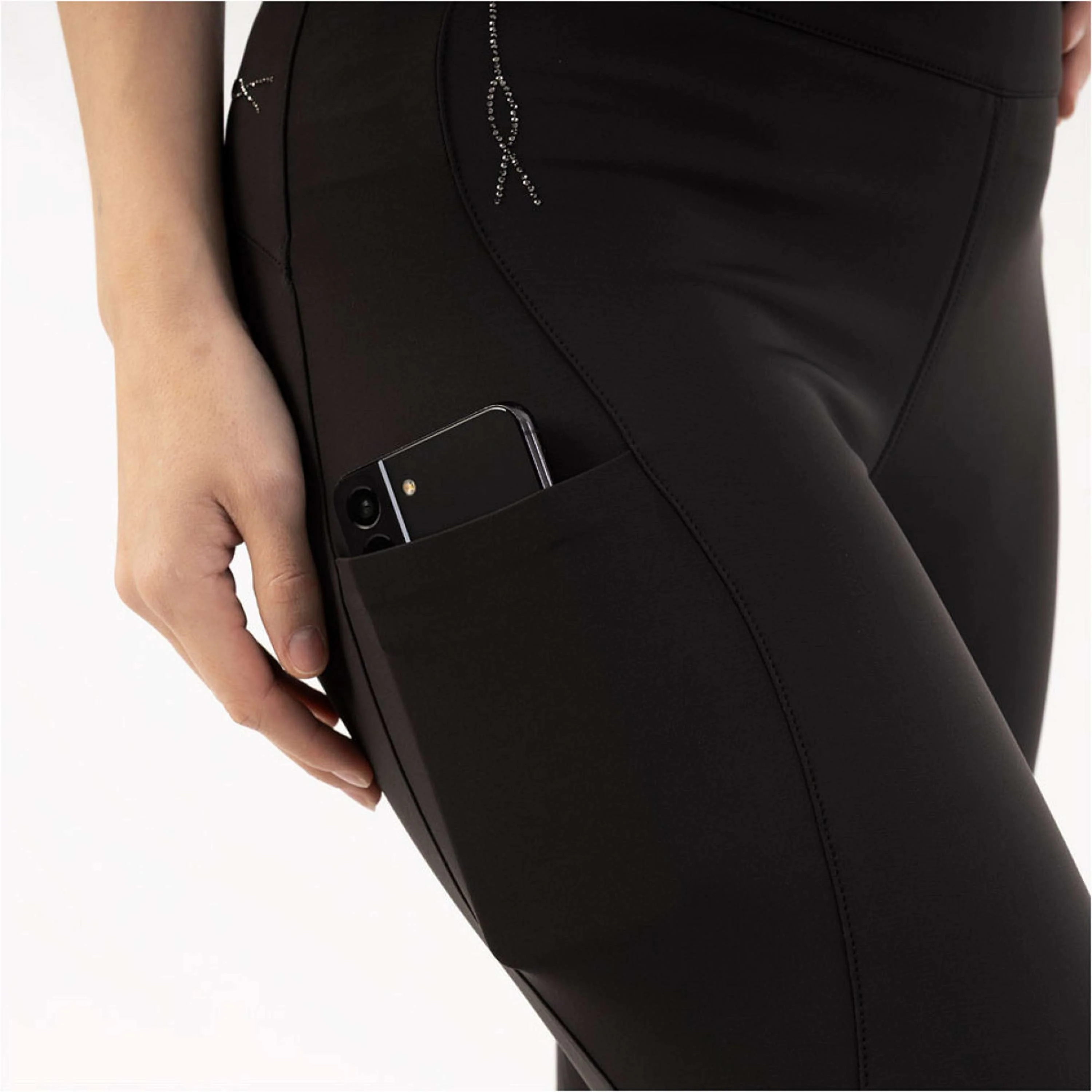 ANKY Leggings da Equitazione Purity XR261103 Full Grip Nero - Image 4