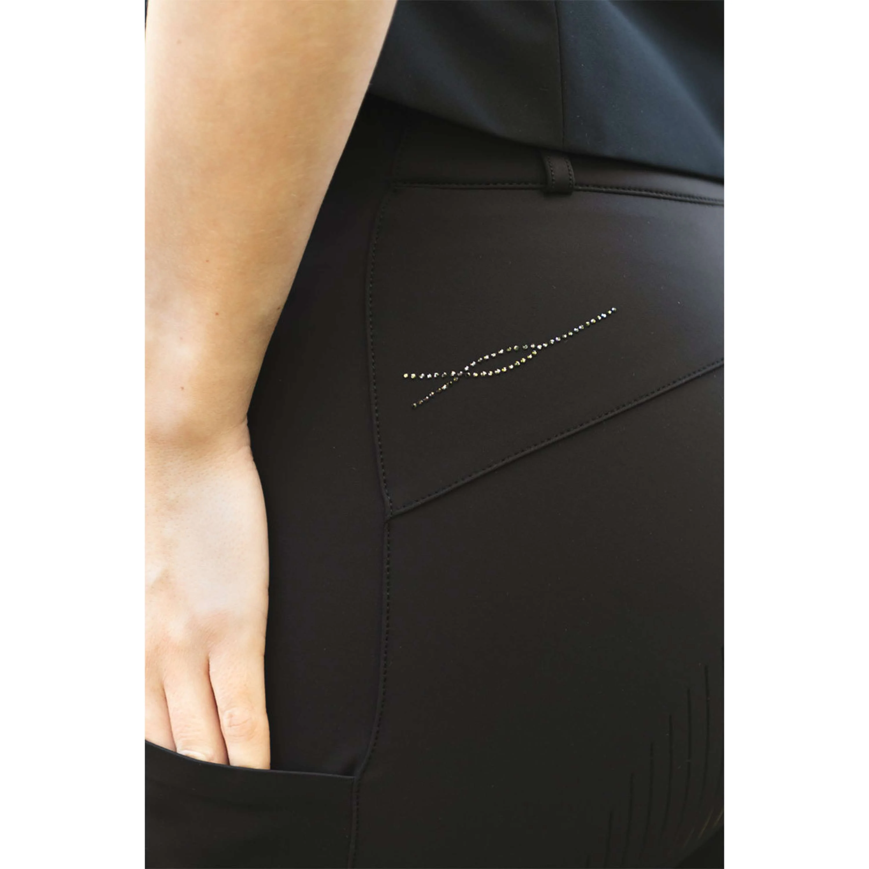 ANKY Leggings da Equitazione Purity XR261103 Full Grip Nero - Image 5