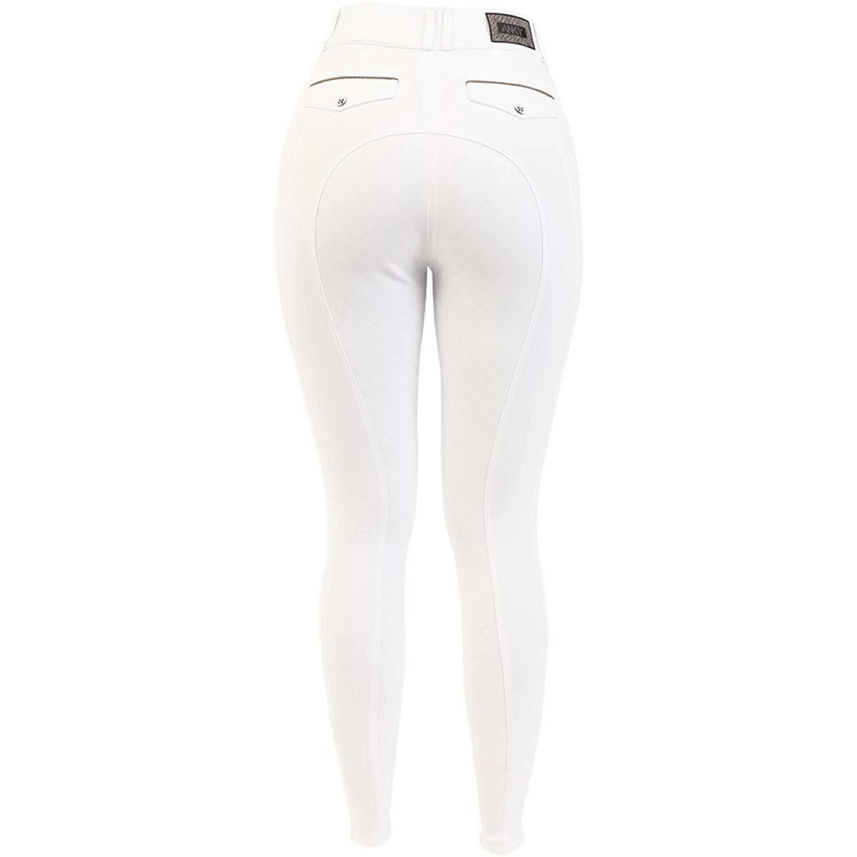 ANKY Pantaloni da Equitazione Prospect C-Wear XR25103 Full Grip Bianco - Image 2