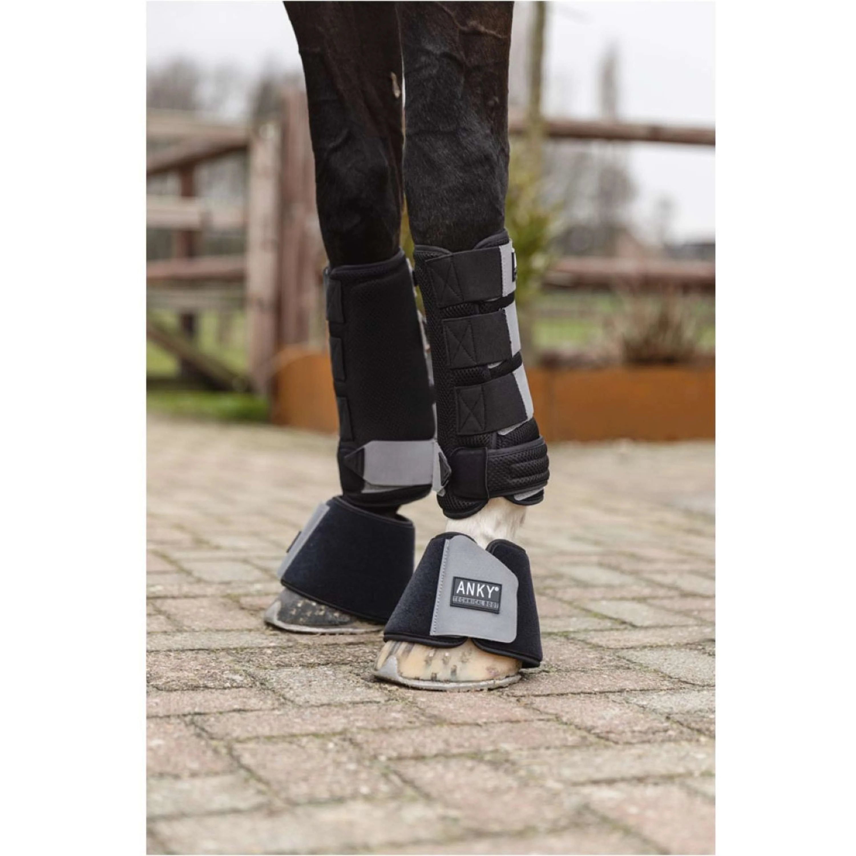 ANKY Protezione gambe 3 in 1 3D Mesh Black/Steel Grey - Image 4