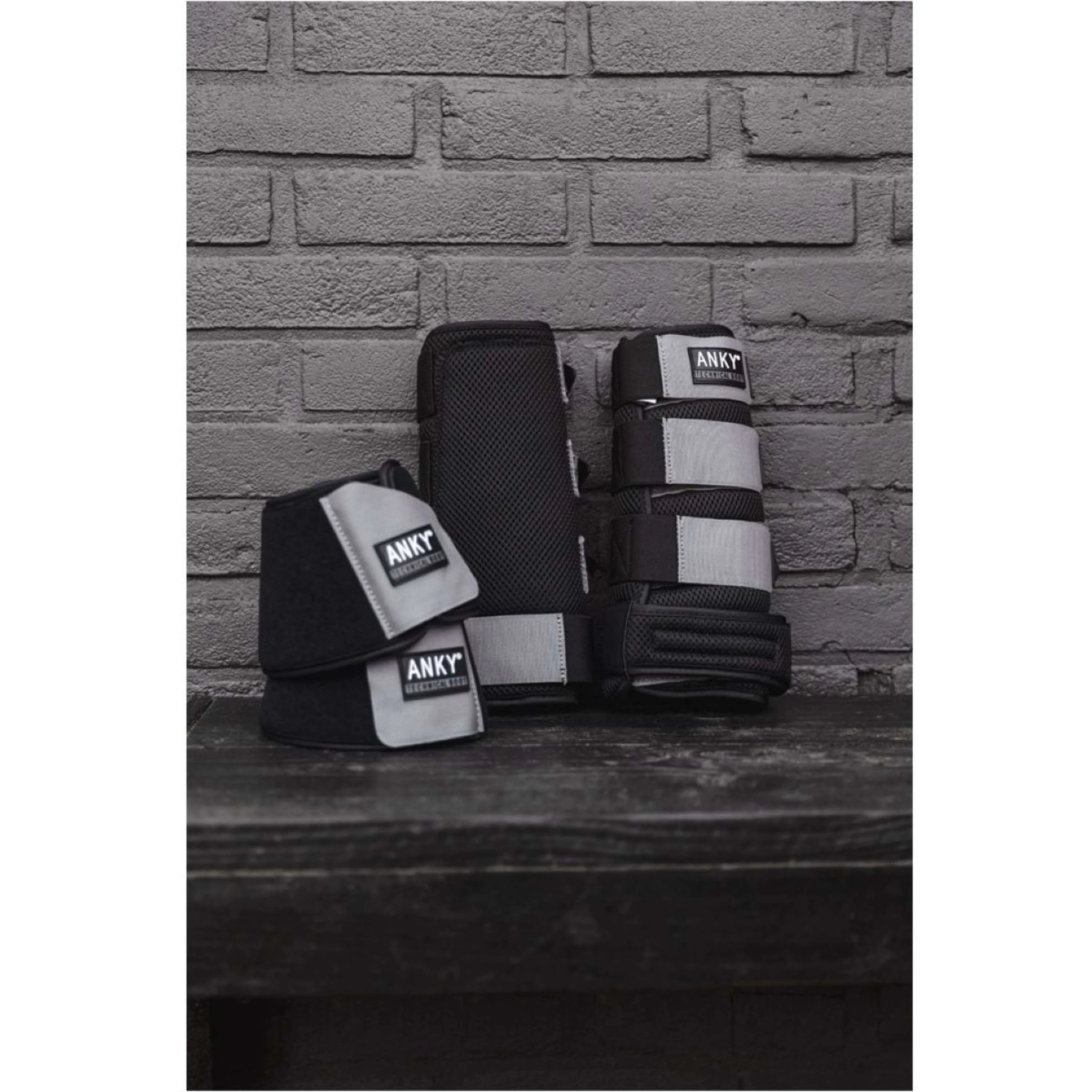 ANKY Protezione gambe 3 in 1 3D Mesh Black/Steel Grey - Image 5