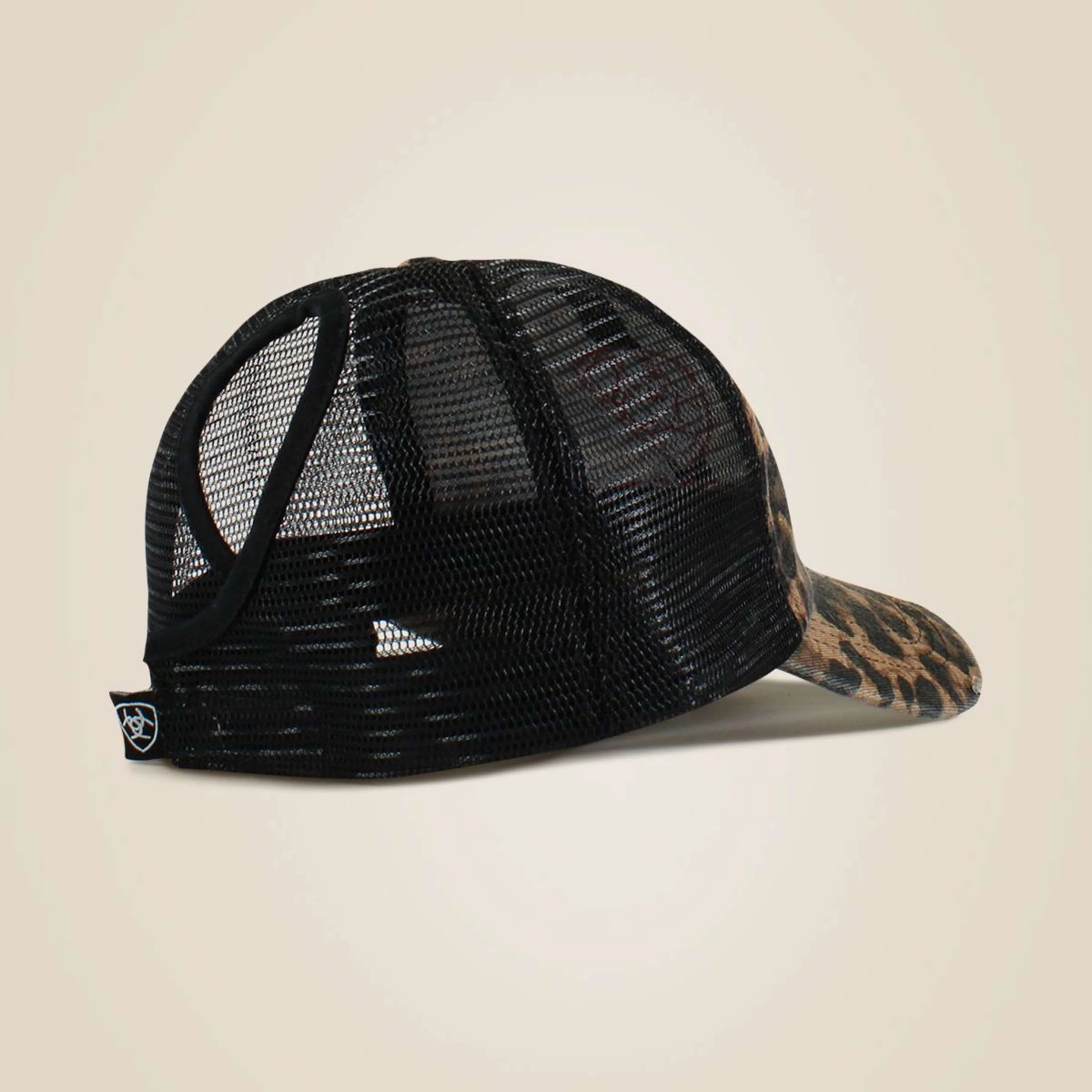 Ariat Cappello Embellished Logo Cheetah Print Donne Nero - Image 2