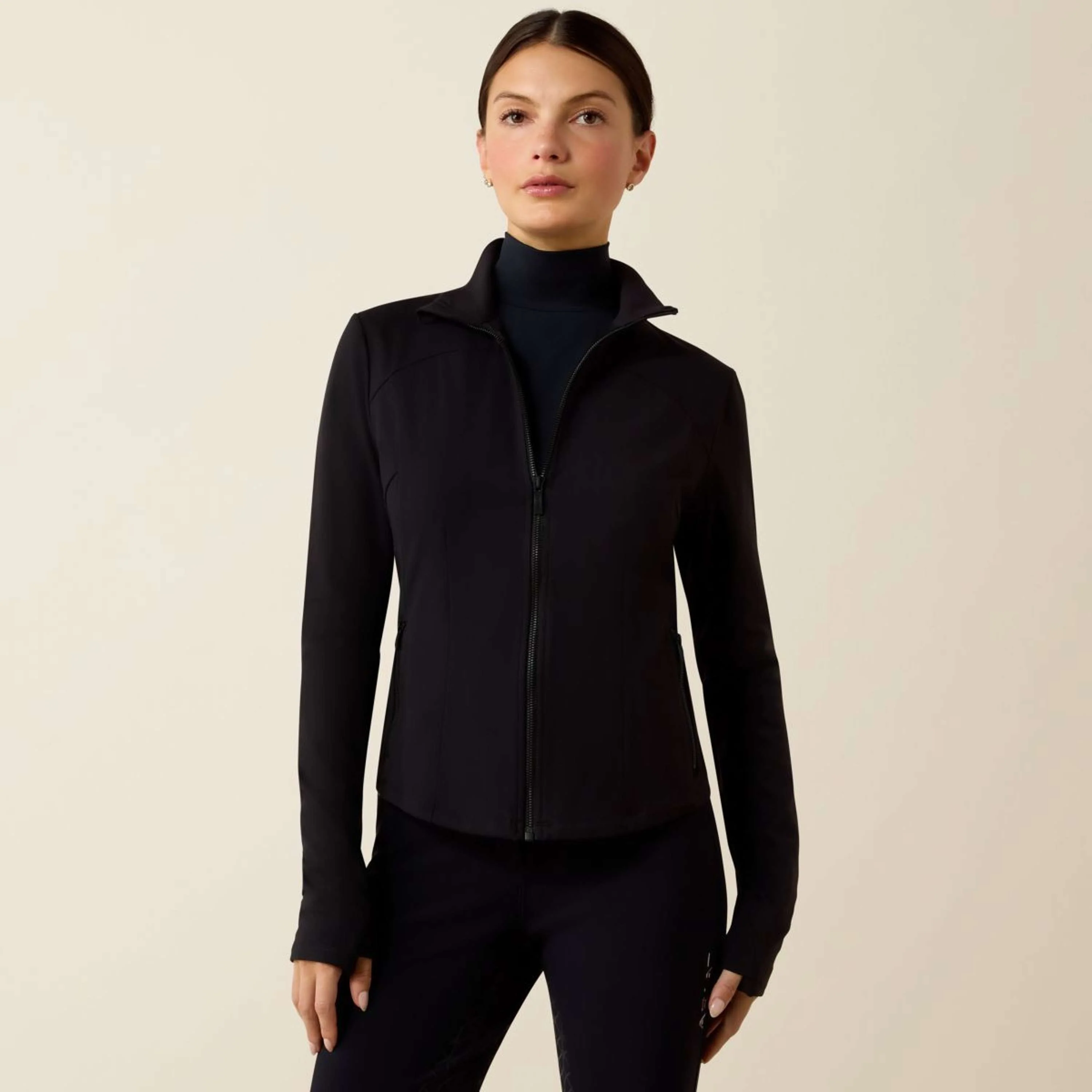 Ariat Felpa con cappuccio e zip Solveil Full Zip Donne Nero