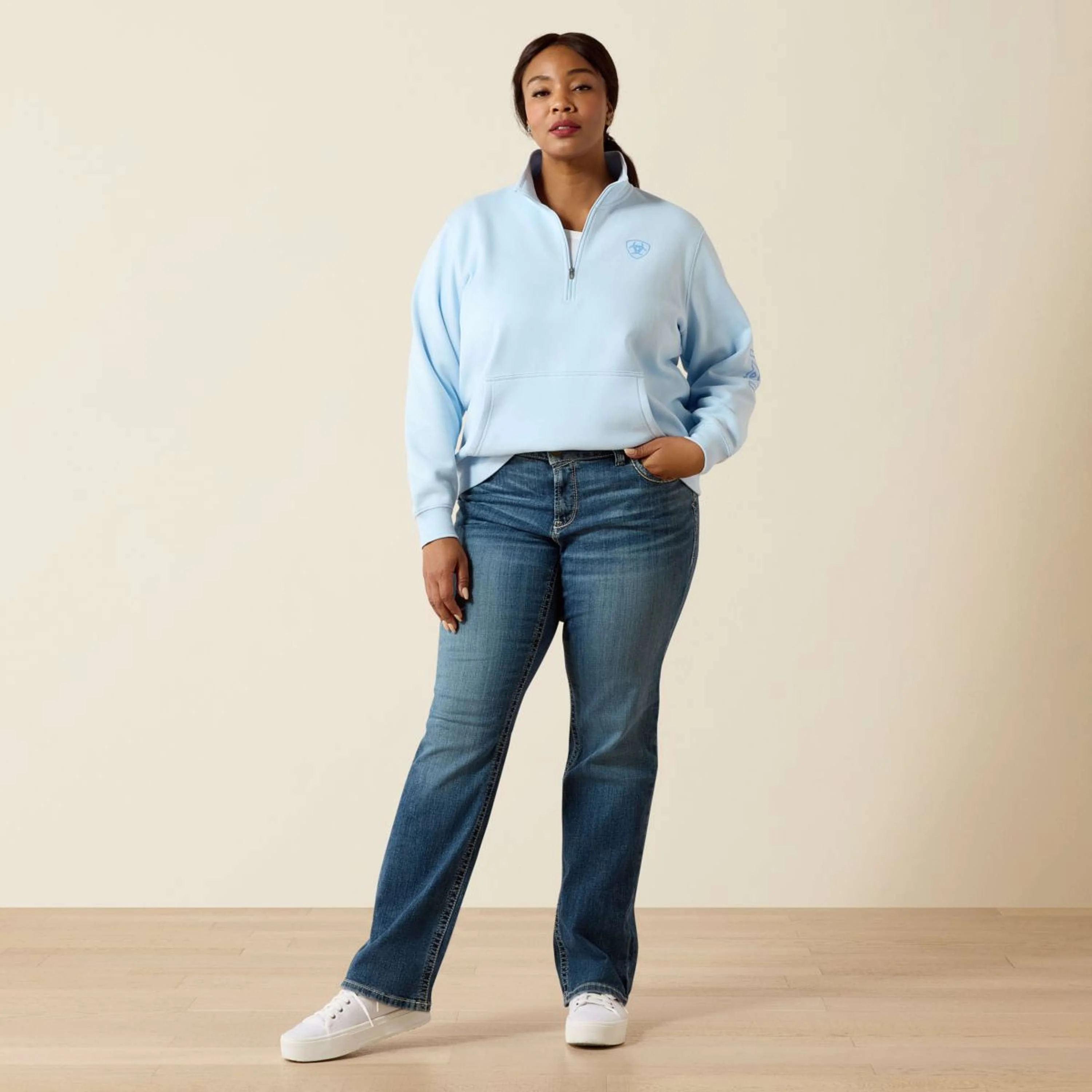 Ariat Jeans Estelle Straight Leg Donne Canadian - Image 8