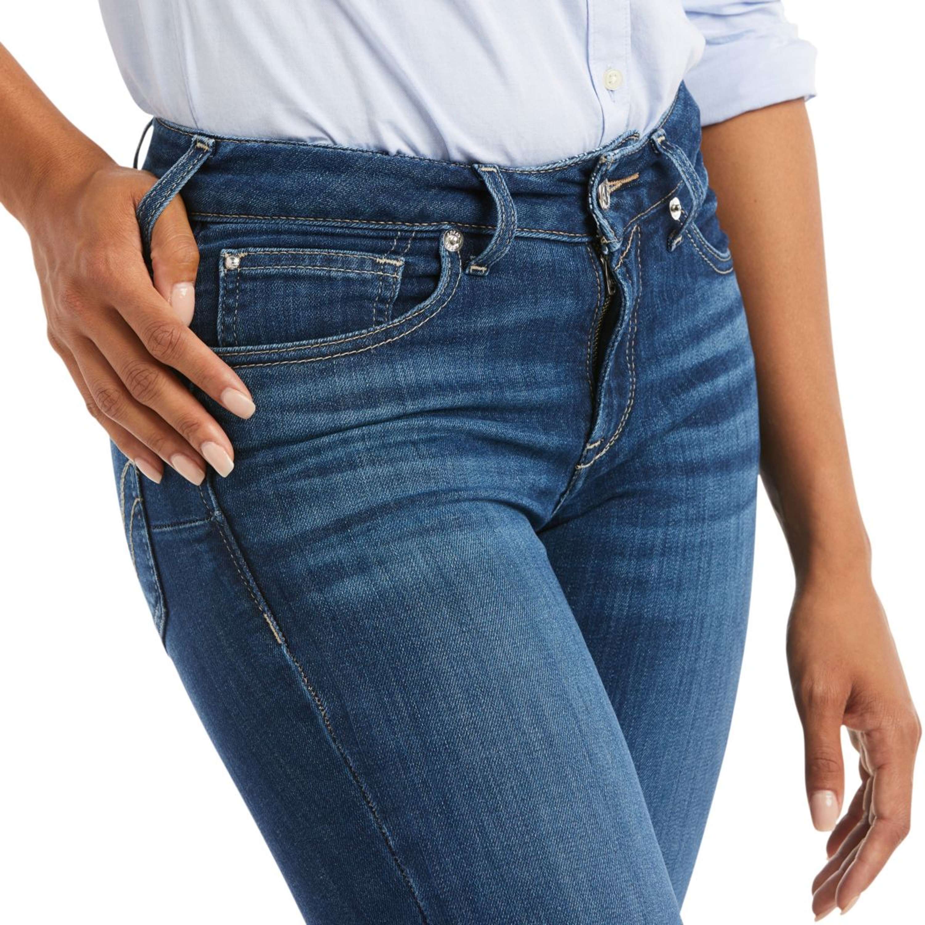 Ariat Jeans Real Perfect Rise Abby Straight Donne Mackenzie Blue - Image 2