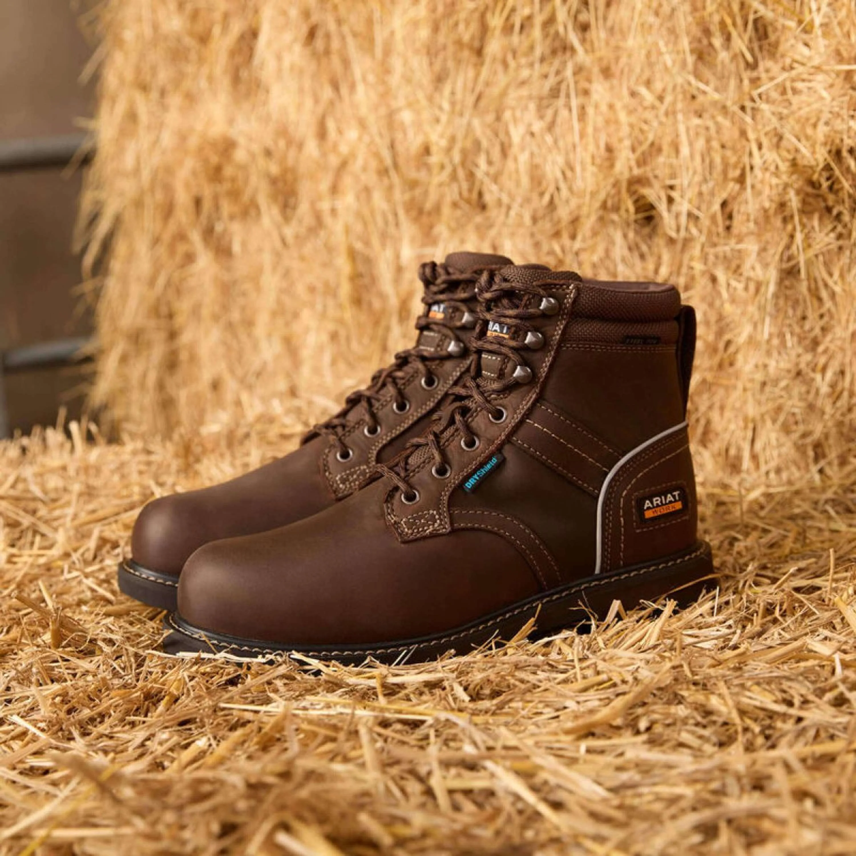 Ariat Scarpe da outdoor Groundbreaker Lace Steel Toe Waterproof Uomini Marrone scuro - Image 6