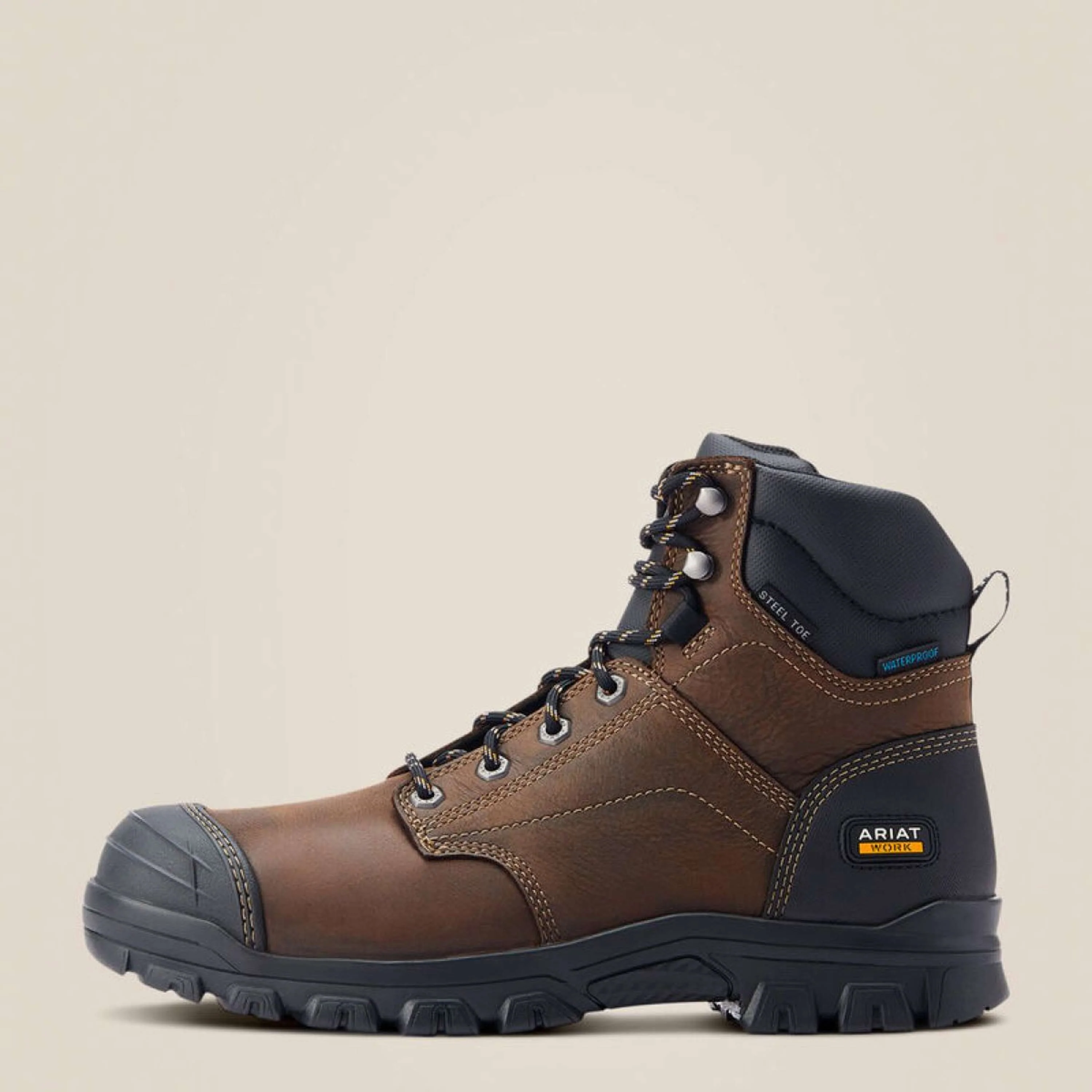 Ariat Scarpe da outdoor Treadfast Waterproof Steel Toe Uomini Marrone scuro - Image 2