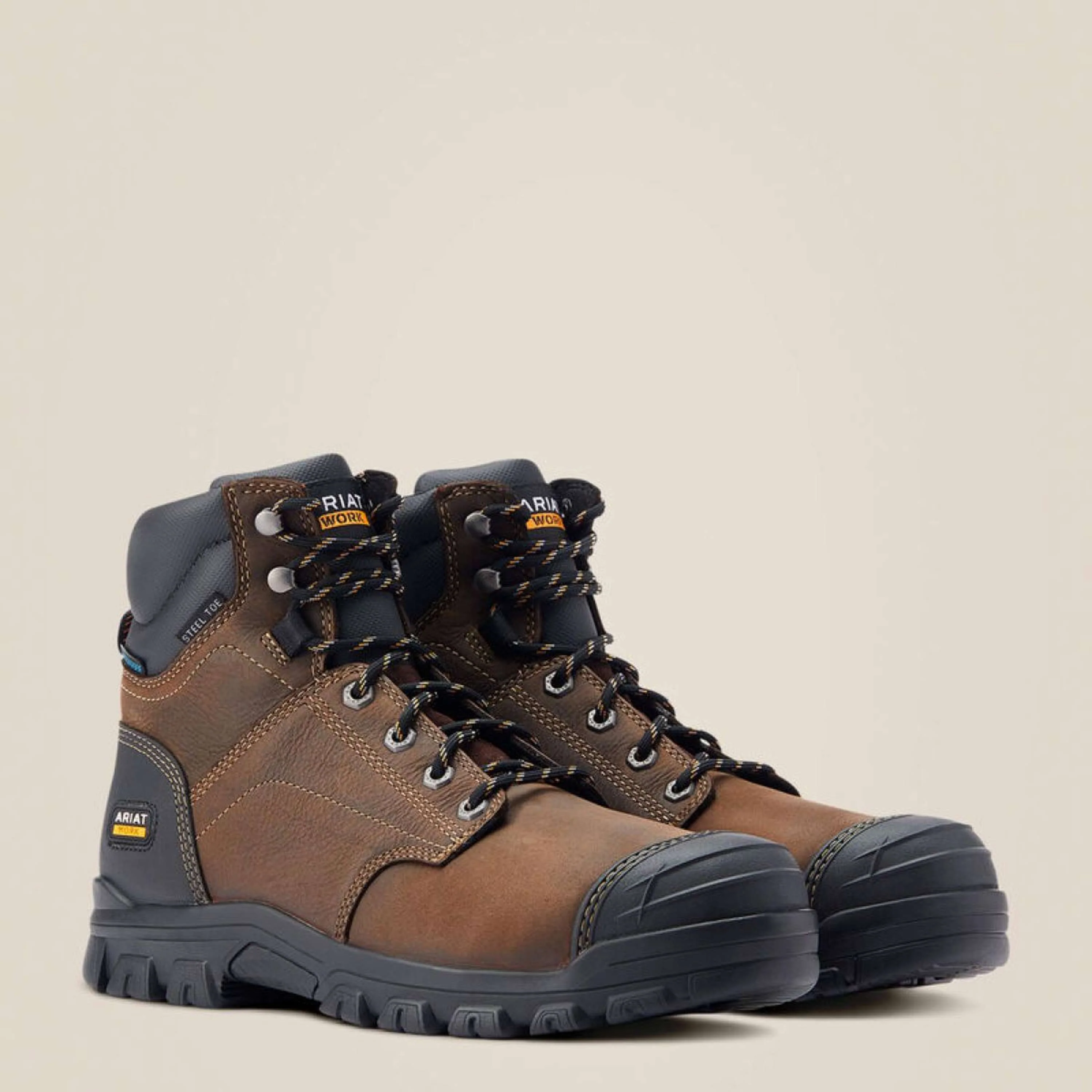 Ariat Scarpe da outdoor Treadfast Waterproof Steel Toe Uomini Marrone scuro - Image 3
