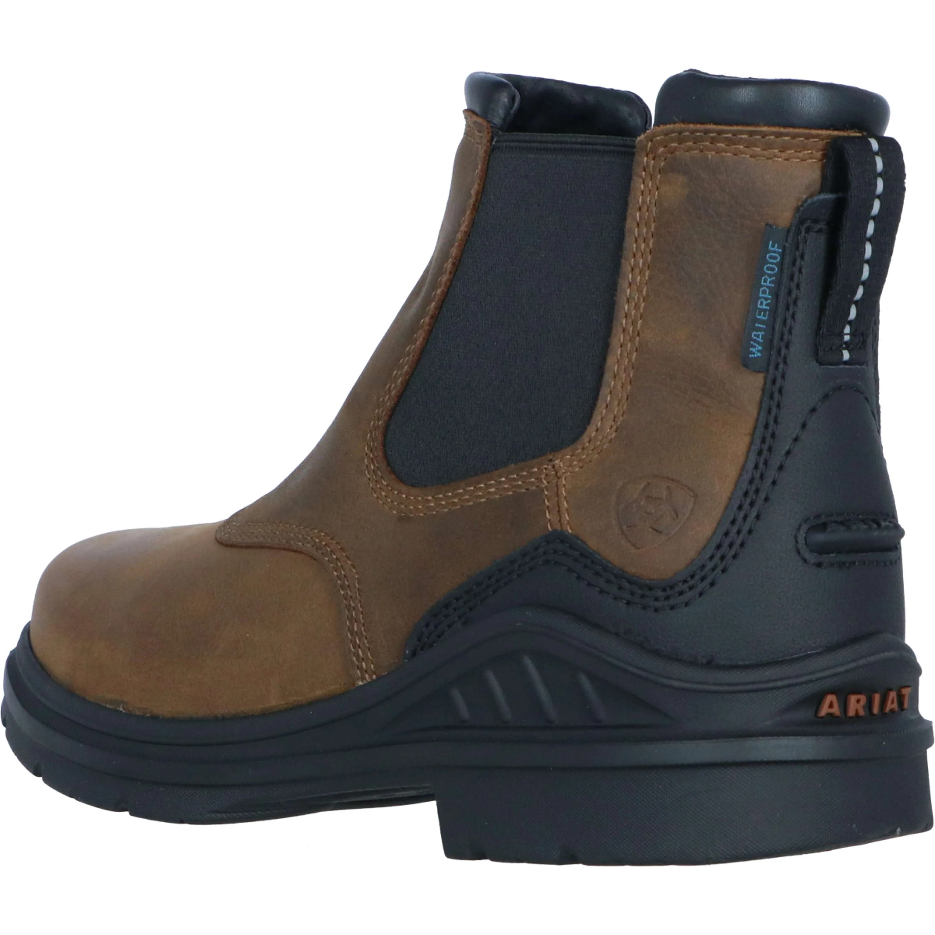 Ariat Stivale Barnyard Twin Gore II Waterproof Boot Uomini Antique Brown - Image 3