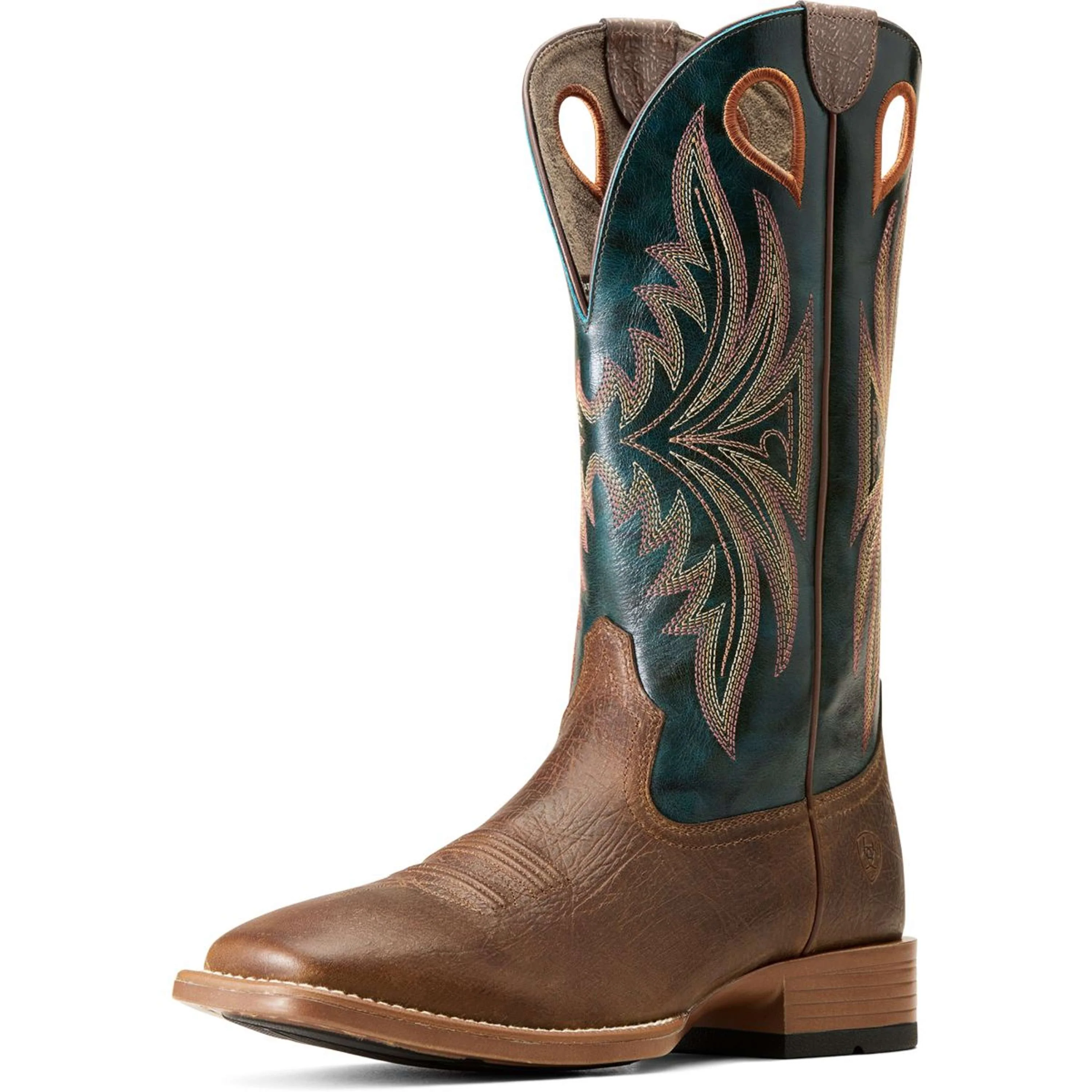 Ariat Stivale occidentale Granger Ultra Uomini Brown Bark/Sea Green