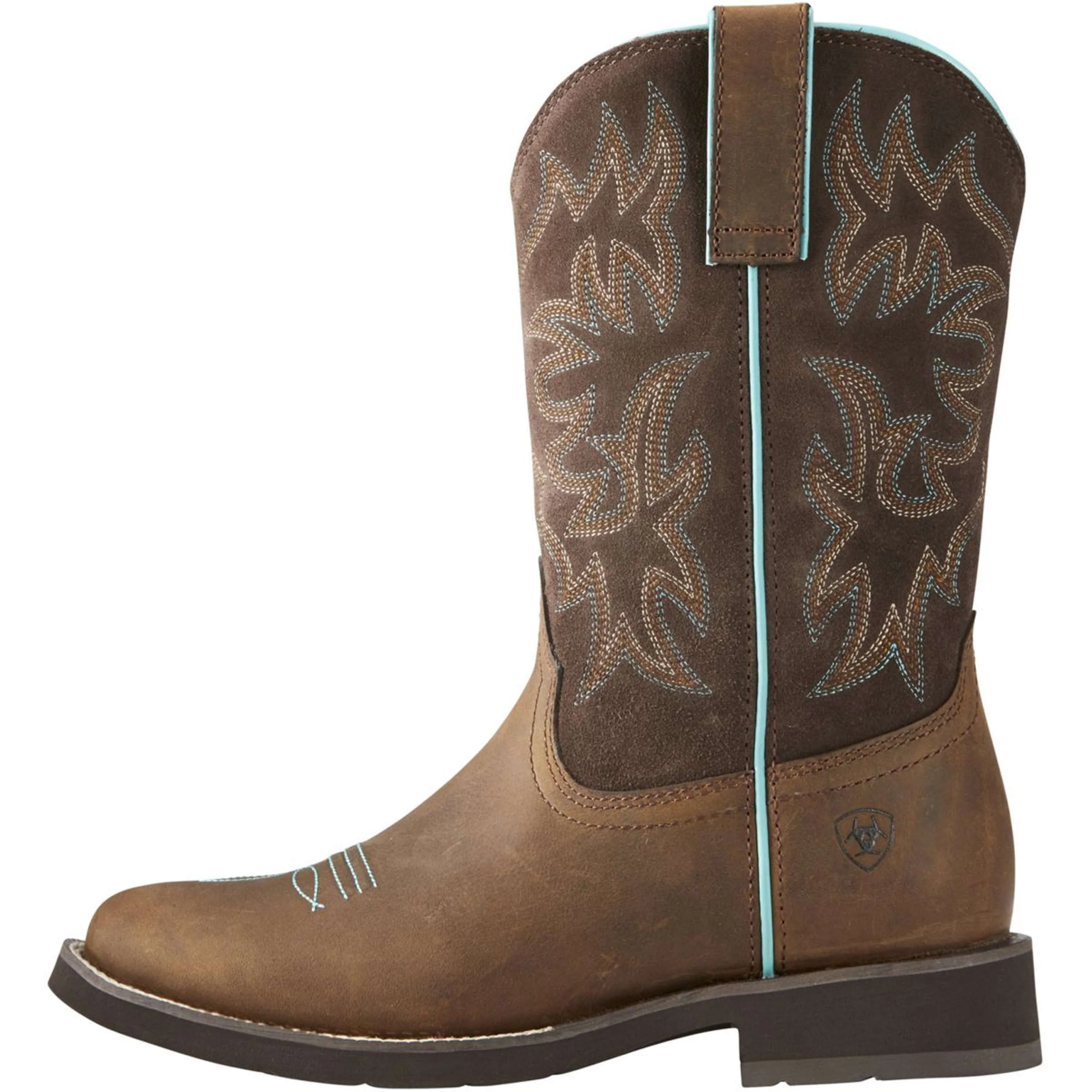 Ariat Stivali Western Delilah Round Toe Distressed Brown - Image 3