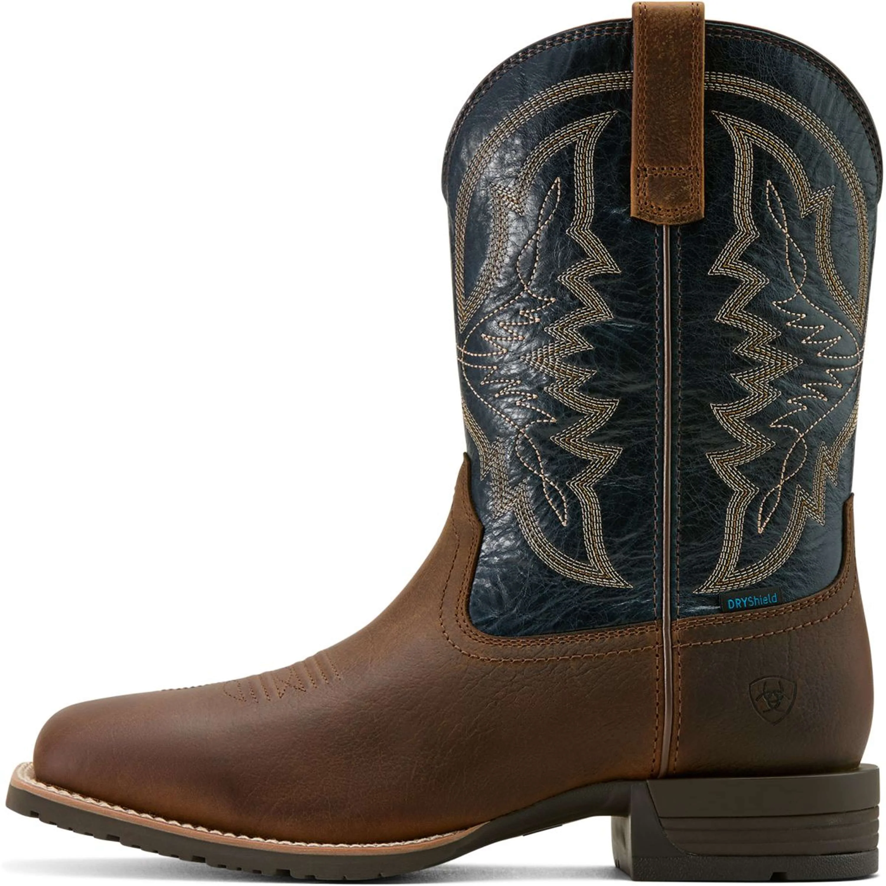 Ariat Stivali Western Hybrid Ranchwork H2O Uomini Tavern Taupe/Dark Denim - Image 5