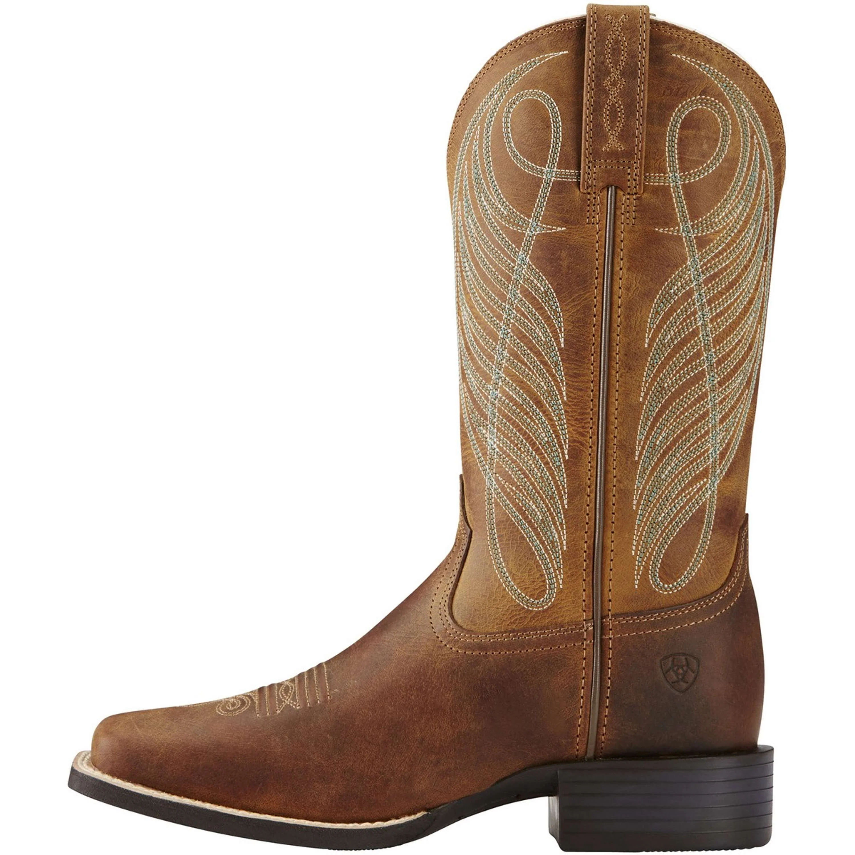 Ariat Stivali Western Round Up Wst B Powder Brown - Image 2