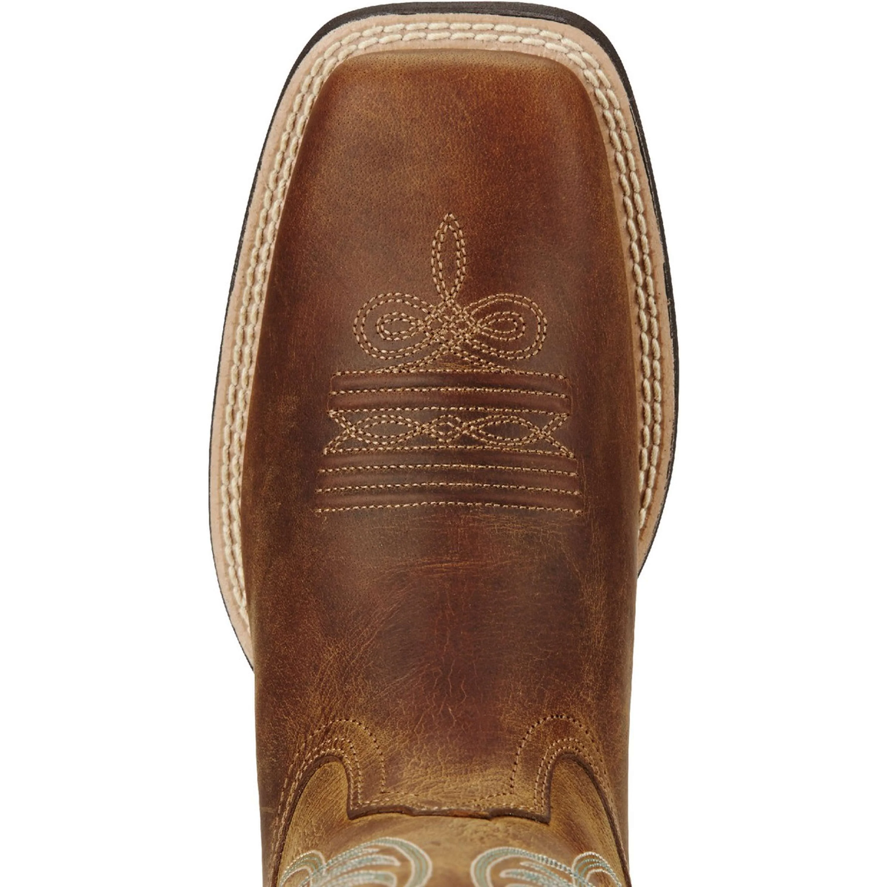 Ariat Stivali Western Round Up Wst B Powder Brown - Image 4