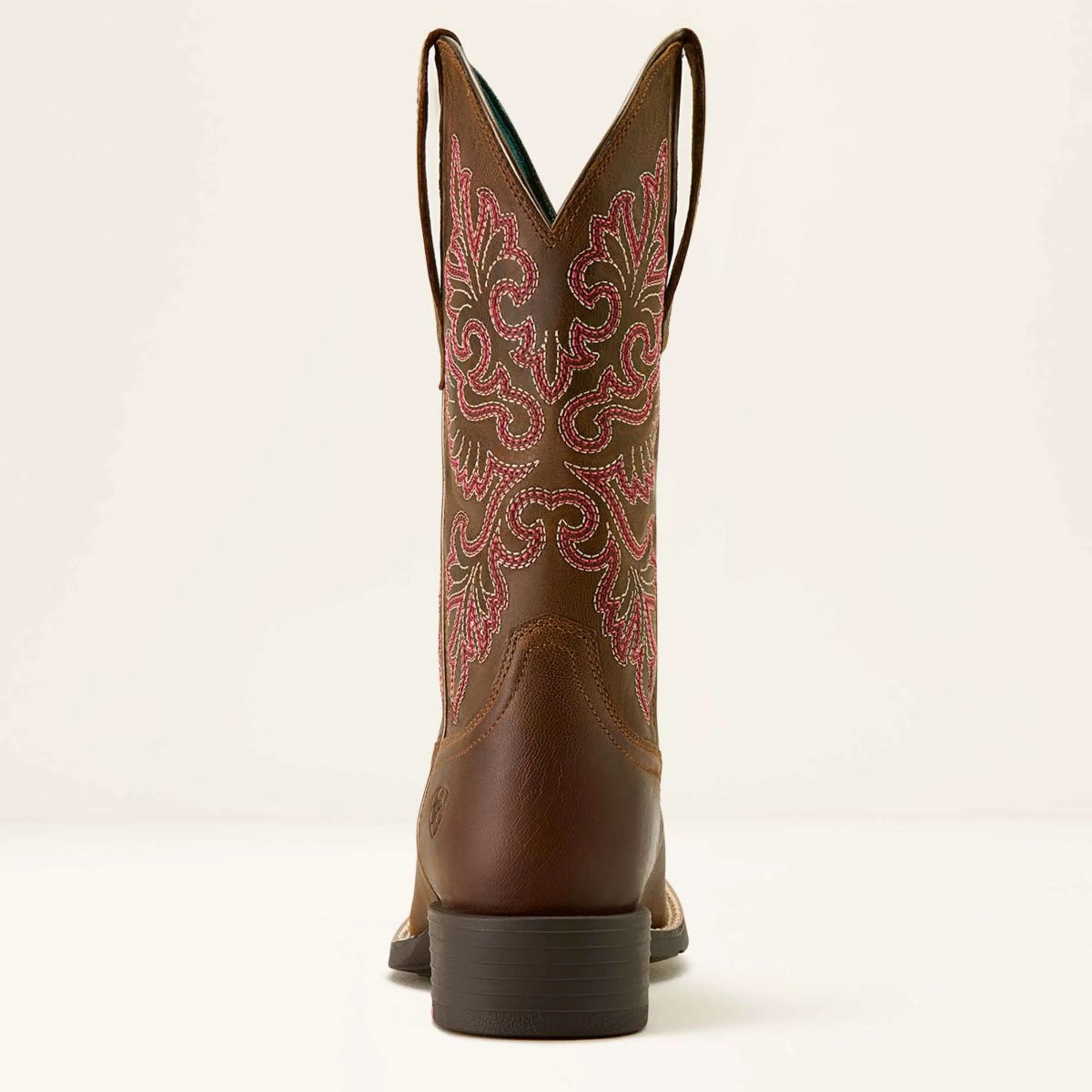 Ariat Stivali Western Round Up Wide Square Toe Sassy Brown - Image 2
