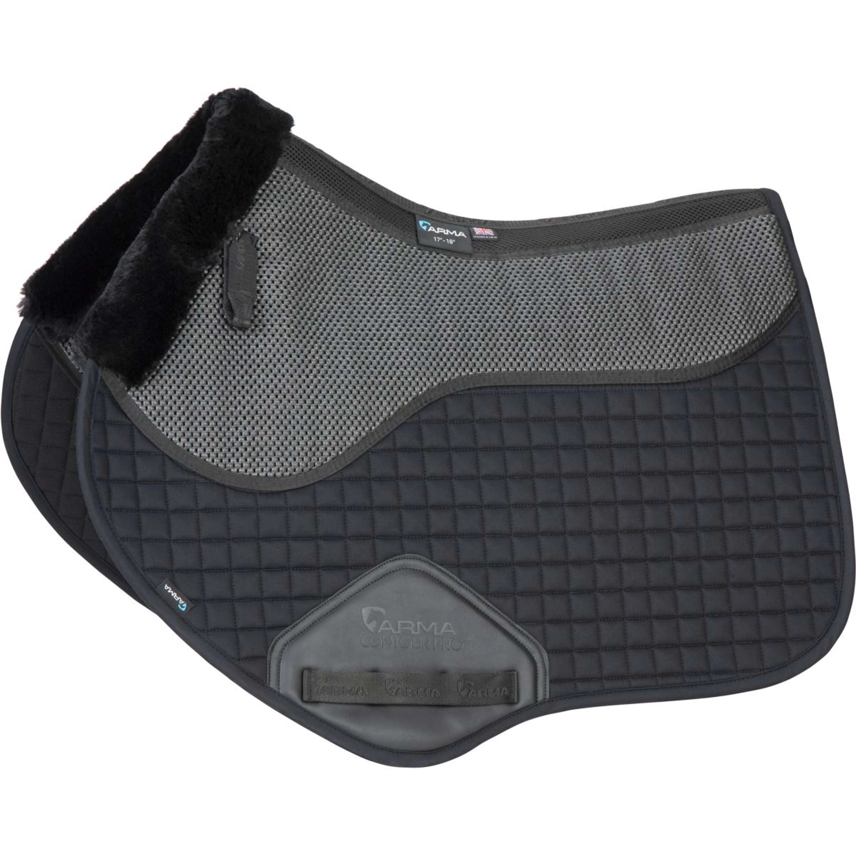 Arma by Shires Sottosella Soft Grip saltando Nero