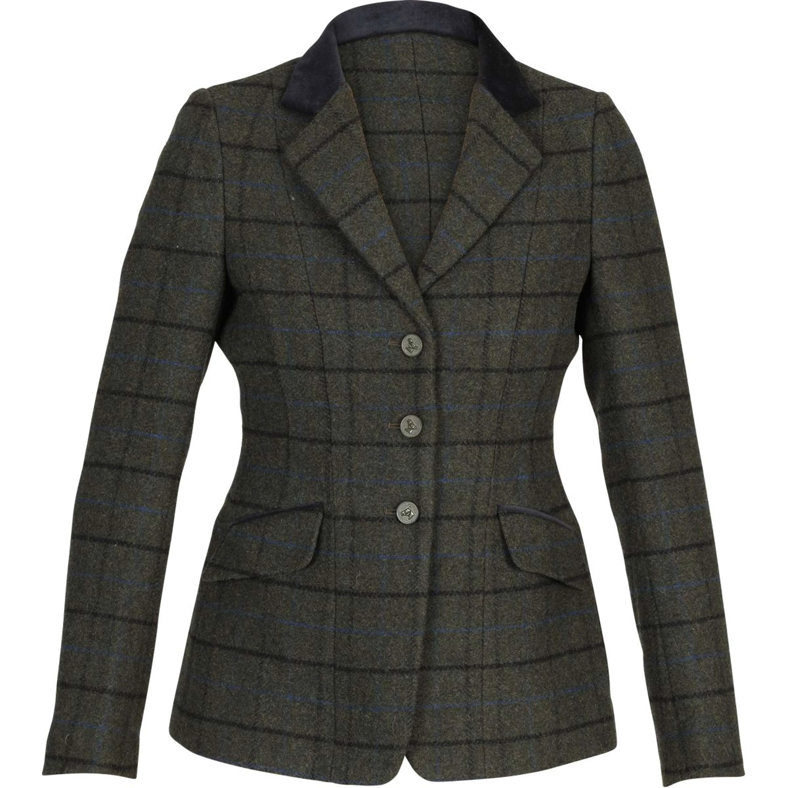 Aubrion by Shires Giacca da Competizione Saratoga Verde Scuro Check