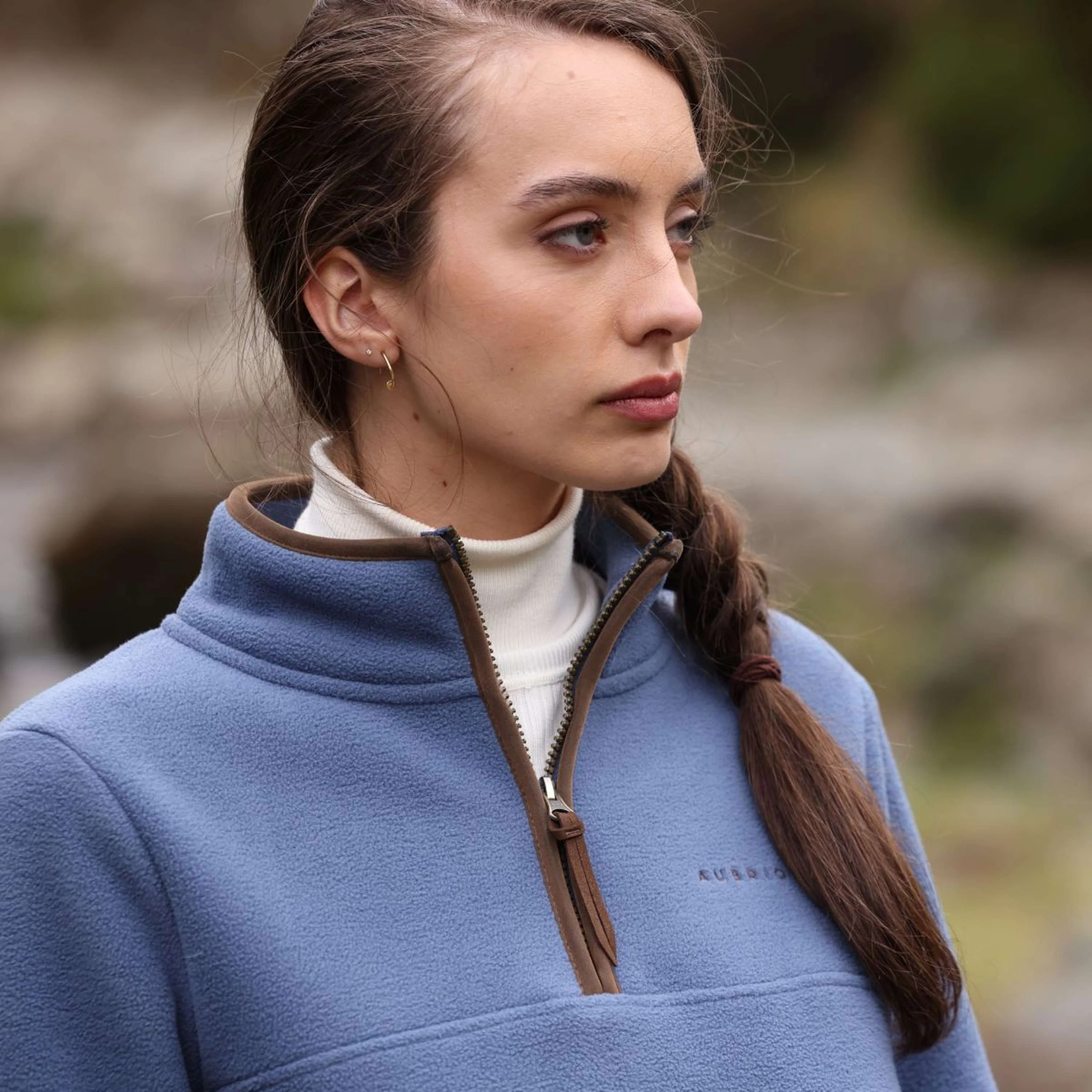 Aubrion by Shires Maglione Original Fleece Blu - Image 14