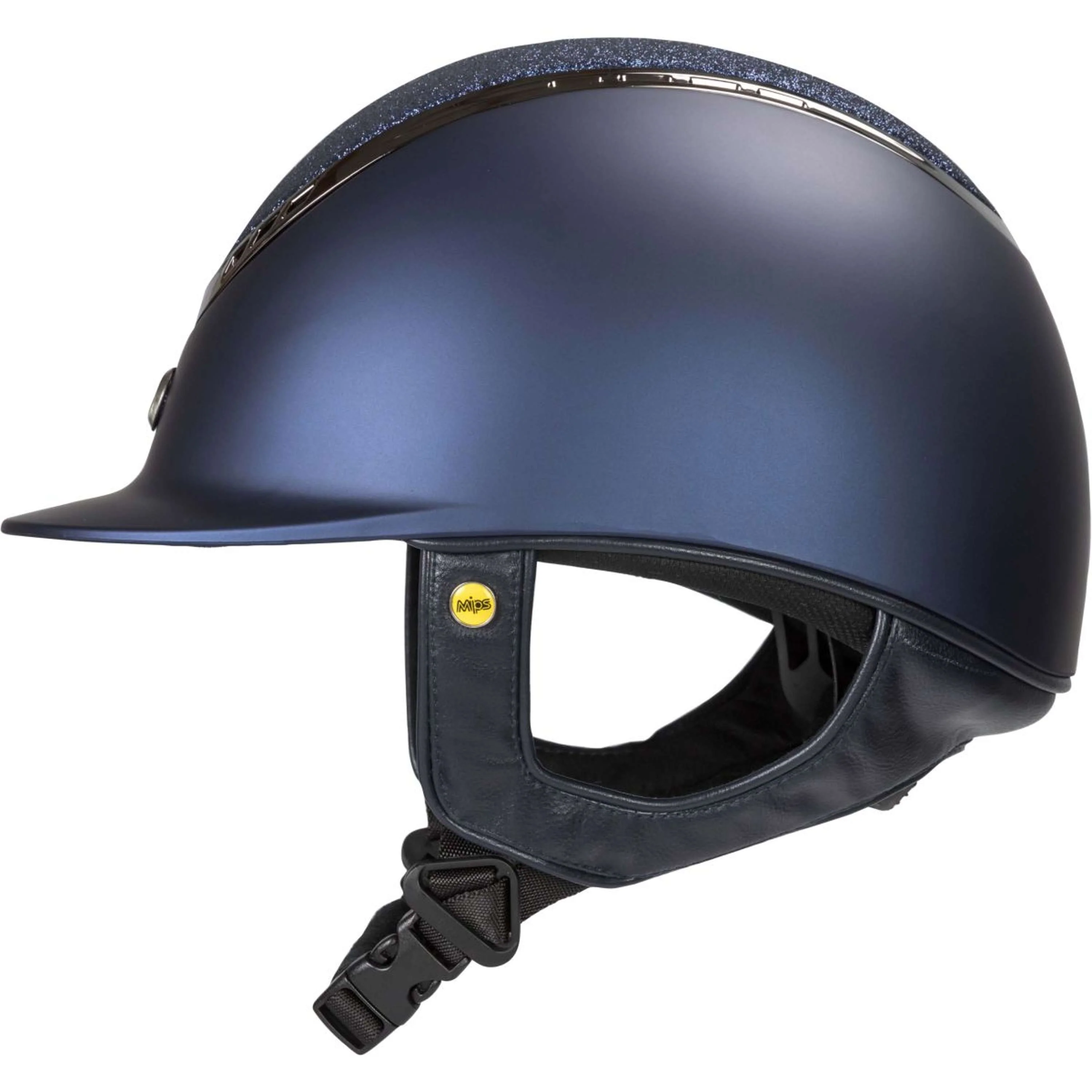 Back on Track Casco da equitazione EQ3 Pardus Smooth Mips Blu - Image 4