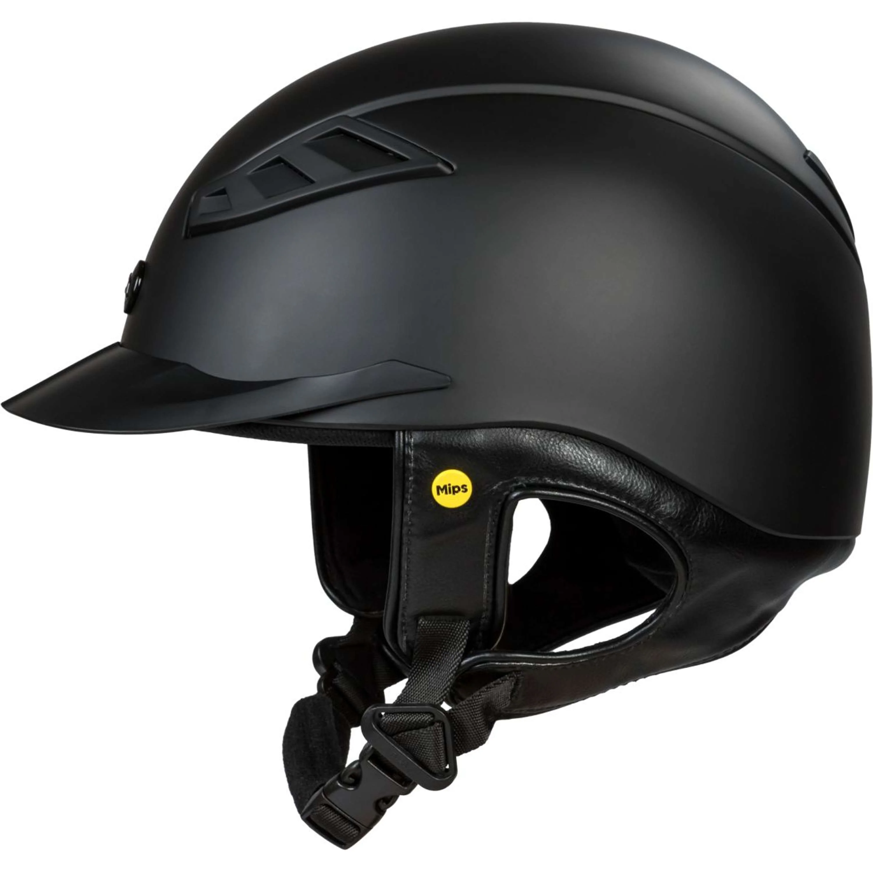 Back on Track Casco da equitazione Lynx II Smooth Top Mips Nero - Image 3
