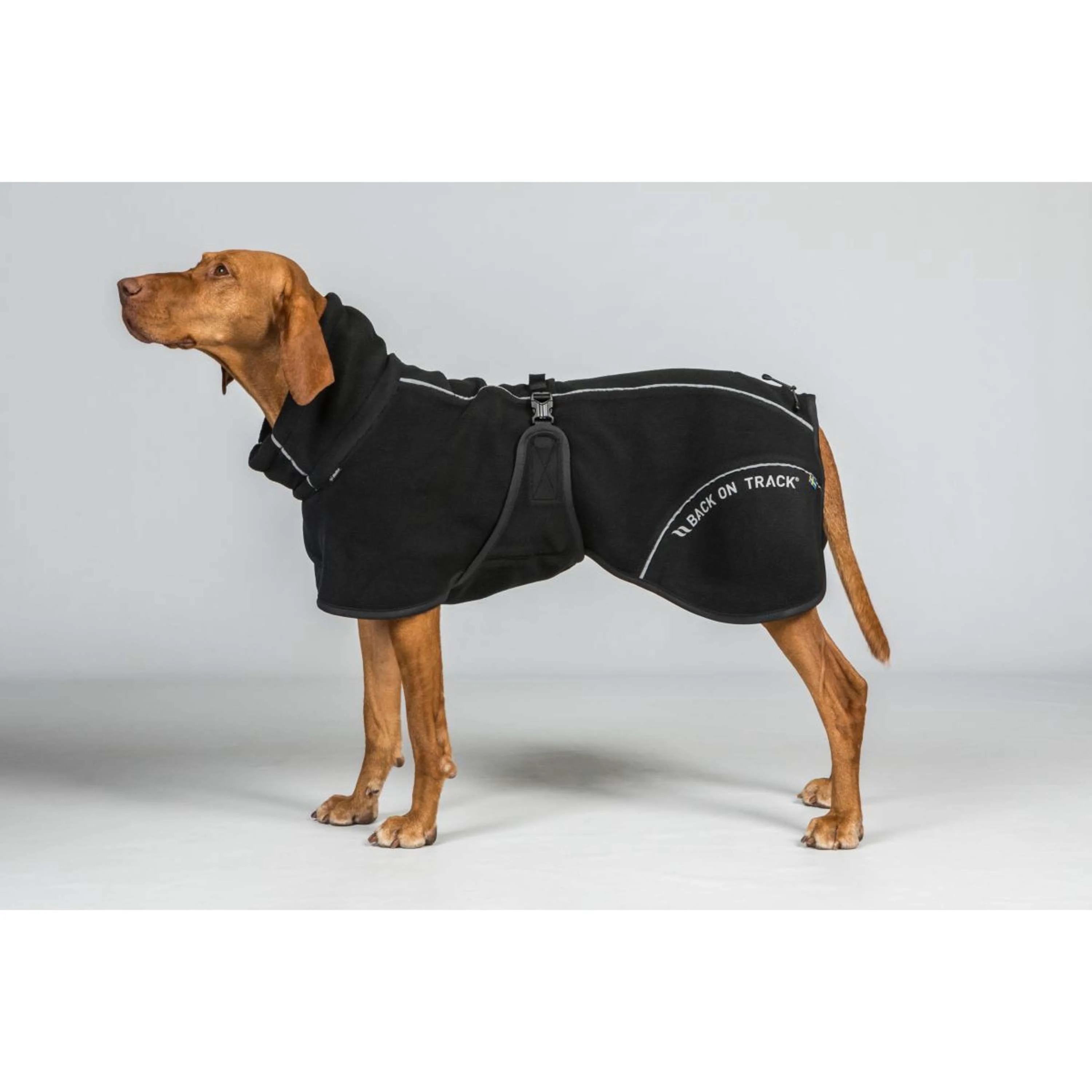 Back on Track Cappotto per Cane BAY Fleece Nero - Image 2