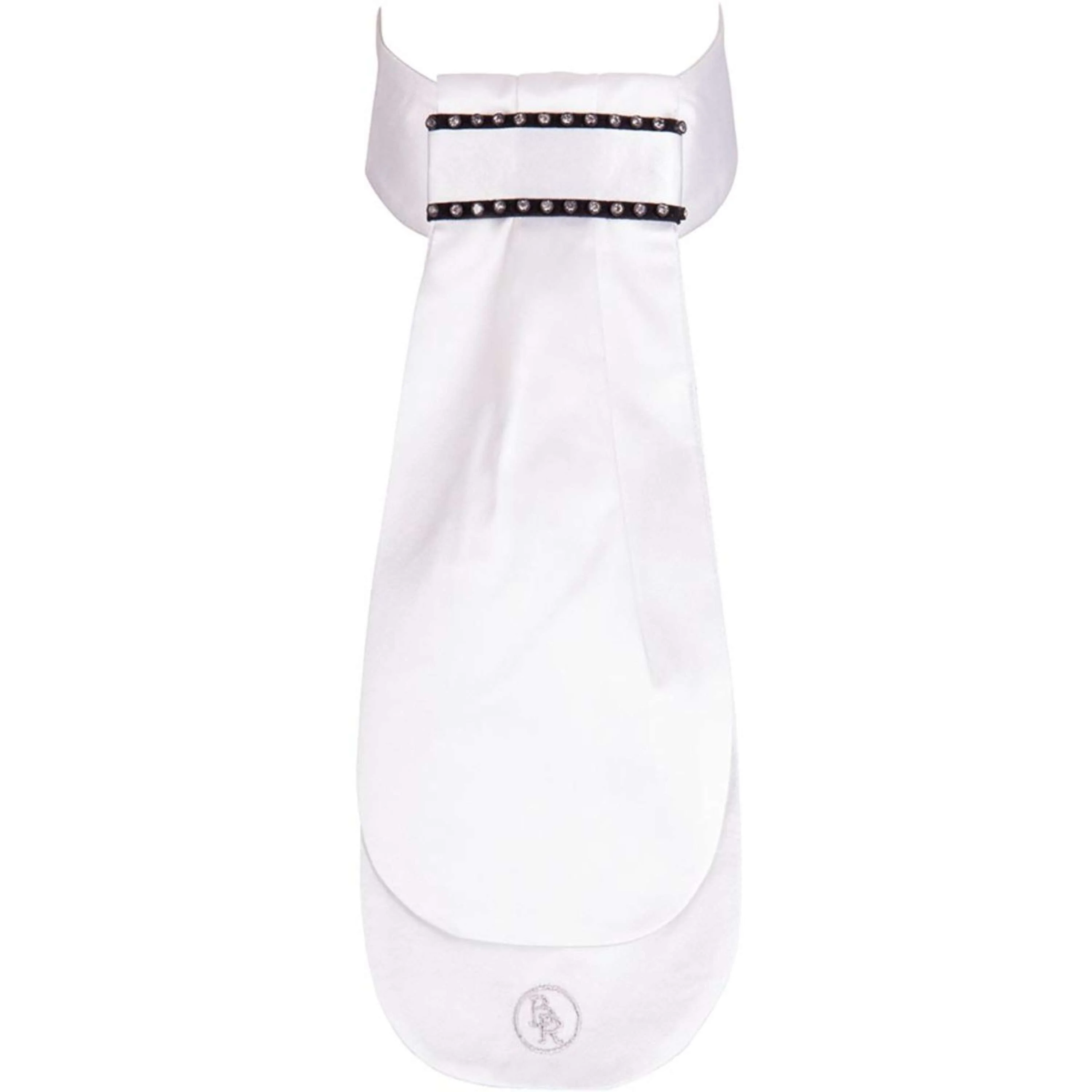 BR Plastron London con Strass Bianco