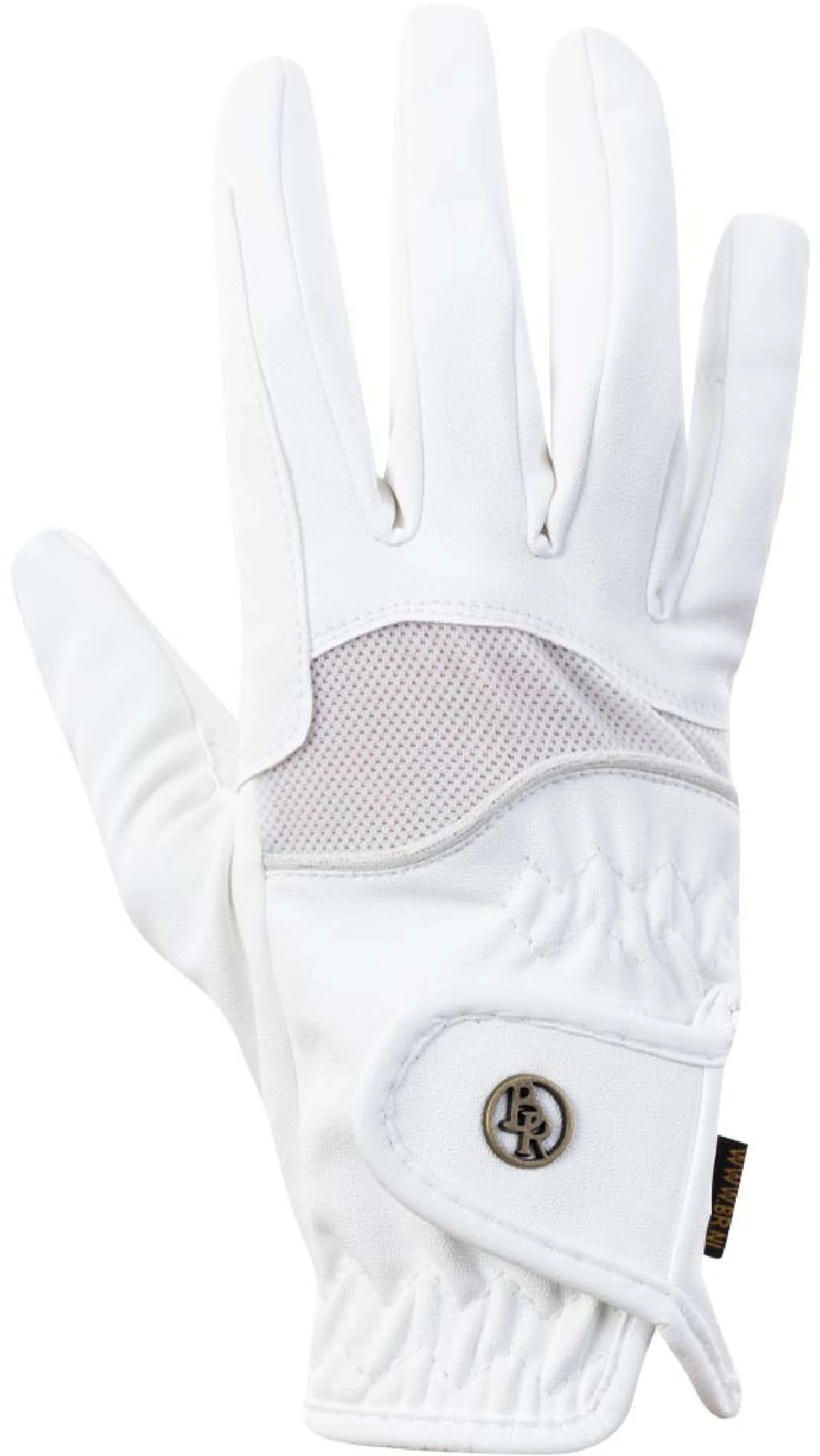 BR Guanti da Equitazione Stork Bianco