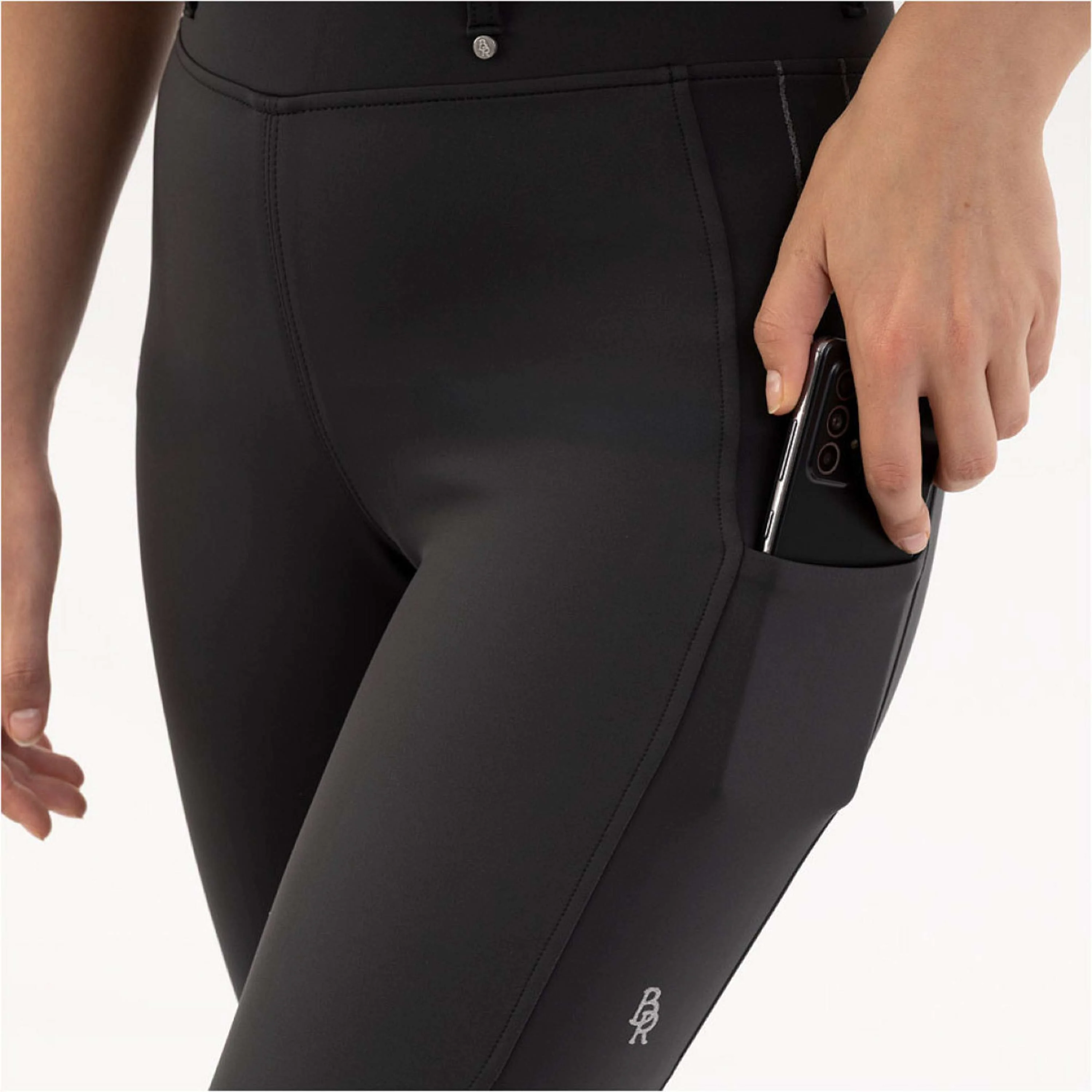BR Leggings da Equitazione Kelly Full Grip Moonless Night - Image 4