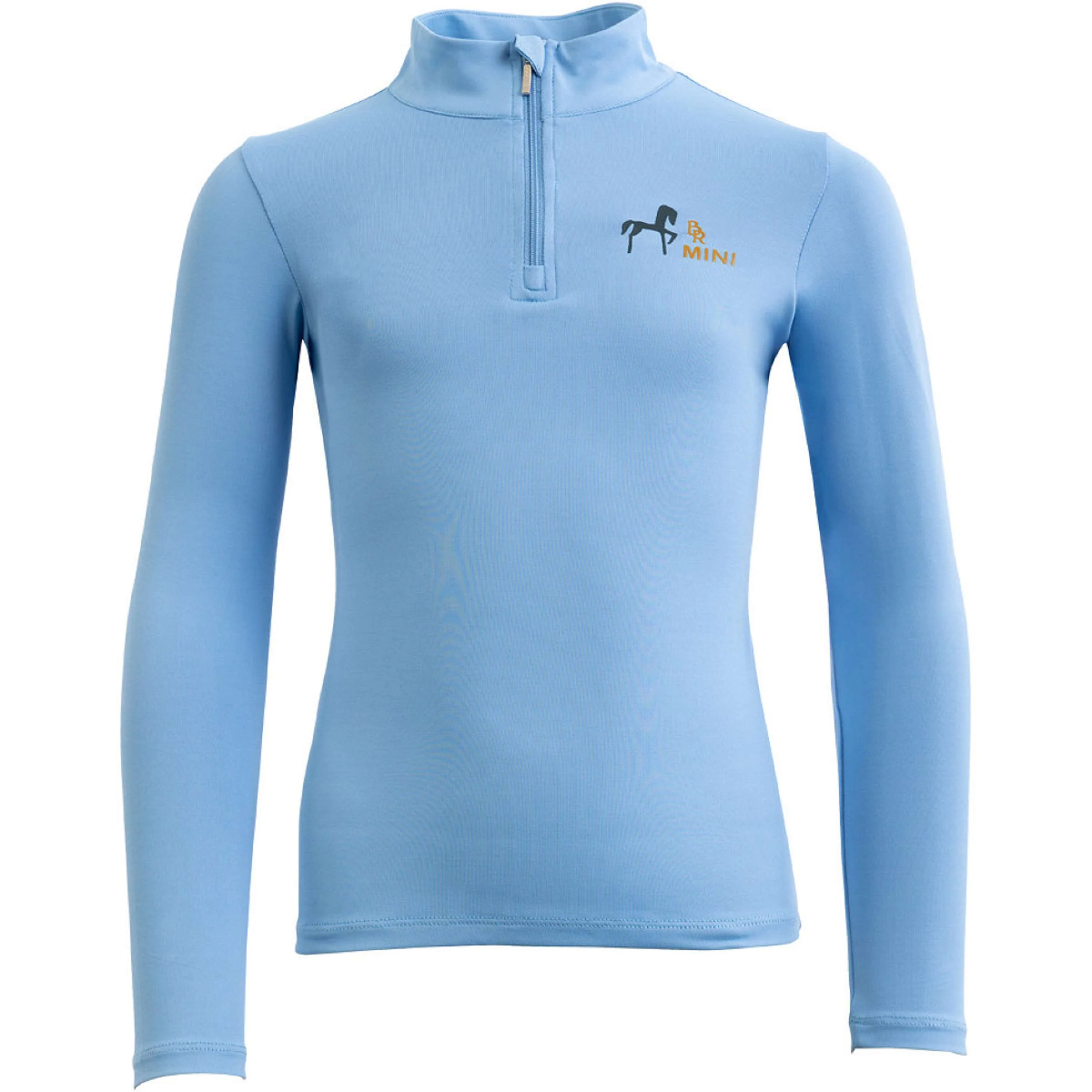 BR Maglia Zip-up Mini Horse Little Blue