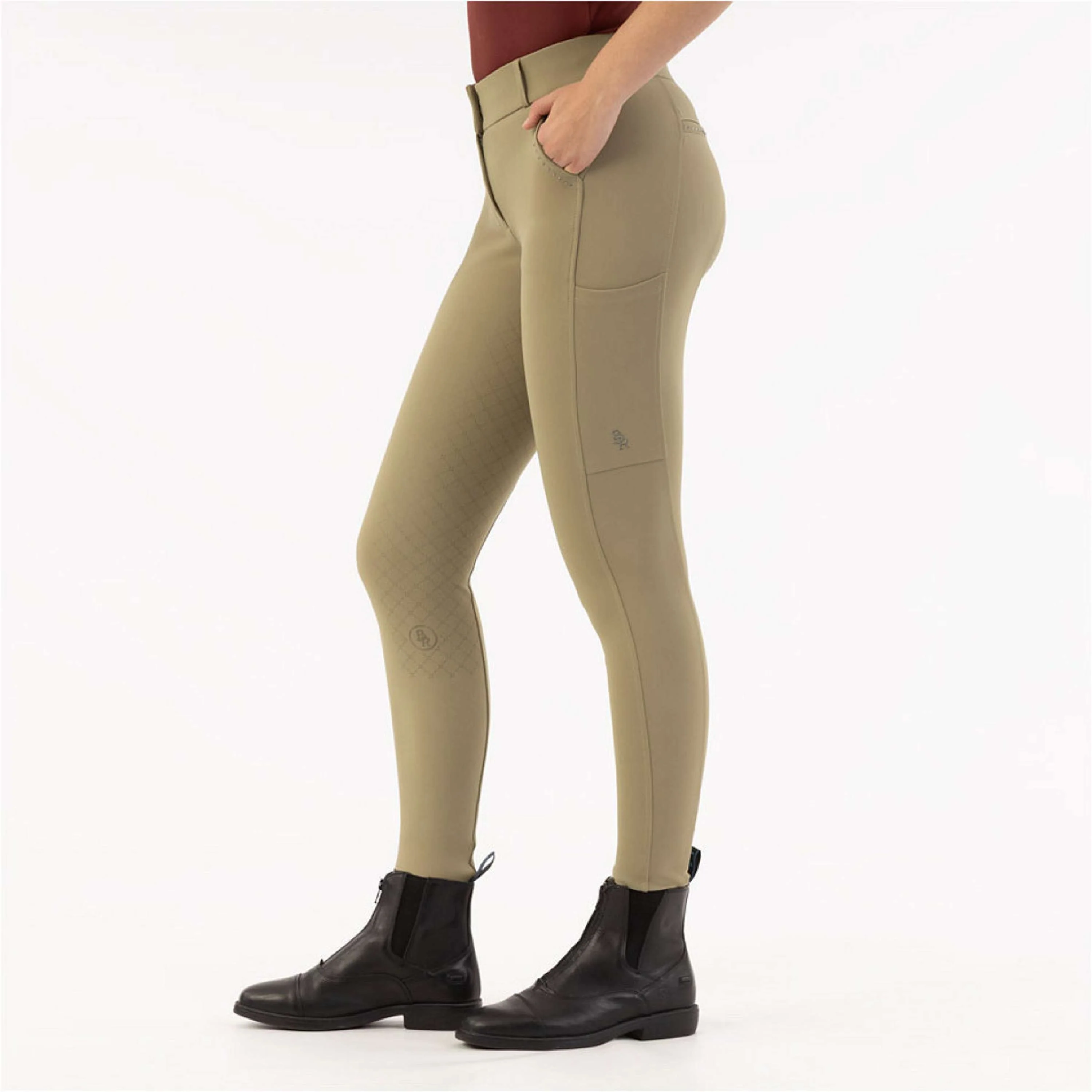 BR Pantaloni da Equitazione Kelsey Full Grip Mermaid - Image 4