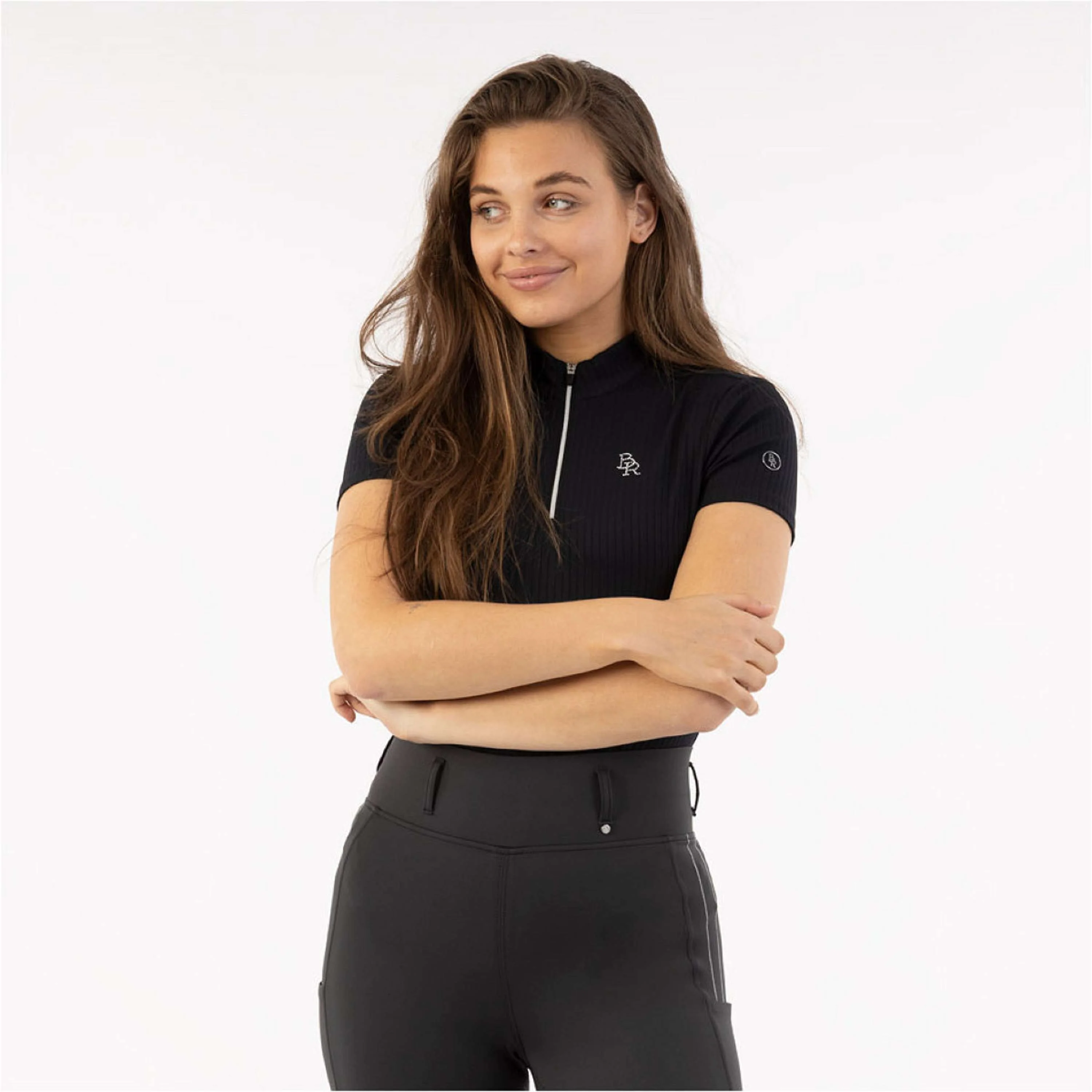 BR Maglietta Kim Half-Zip Moonless Night