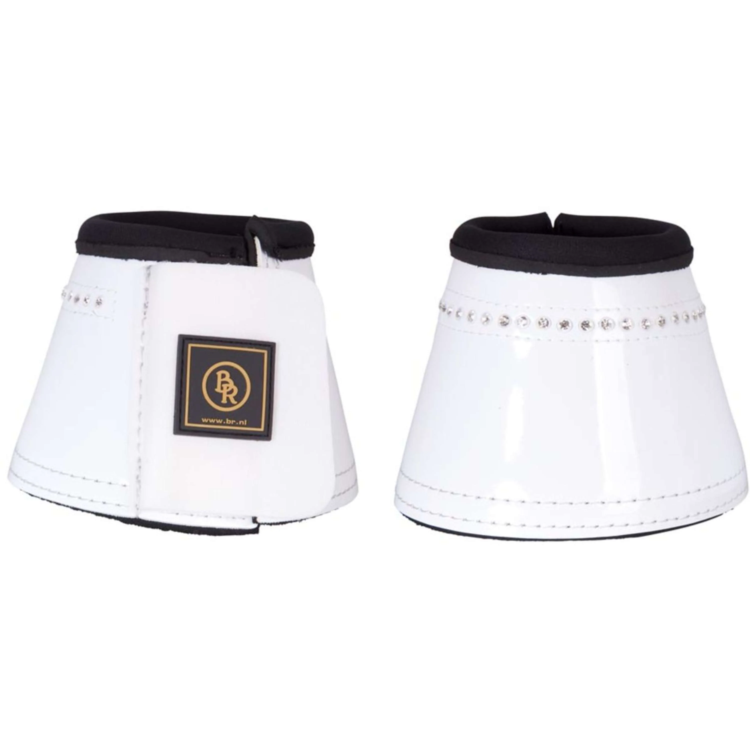 BR Stivaletti a Campana Glamour Lacquer Bianco
