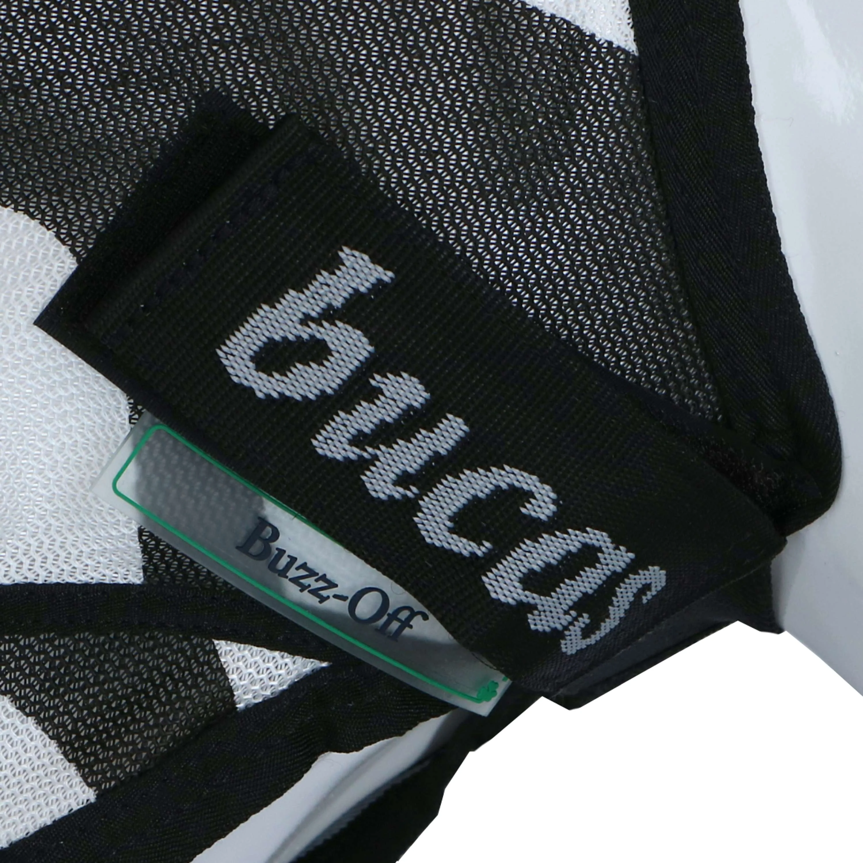 Bucas Buzz-Off Maschera Anti-Mosche Zebra Deluxe con Orecchie Zebra - Image 5